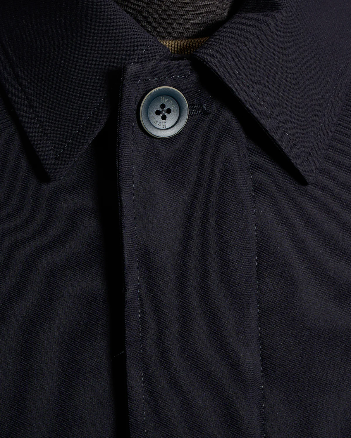 Lightweight Woolen Effect Trench Coat - Image 6