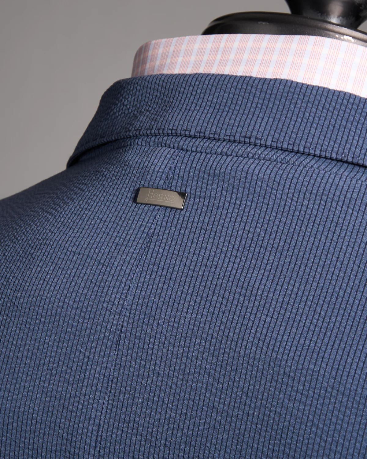 Seersucker Stretch Unlined 2 Button Blazer - Image 5