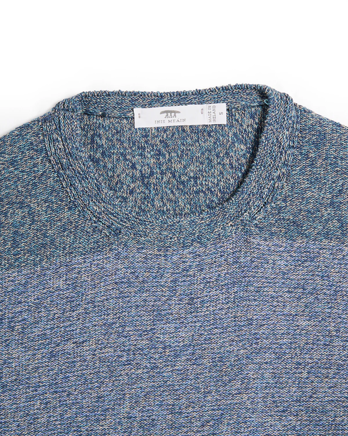 Dégradé Rolled Edge Crewneck Tunic Sweater - Image 2