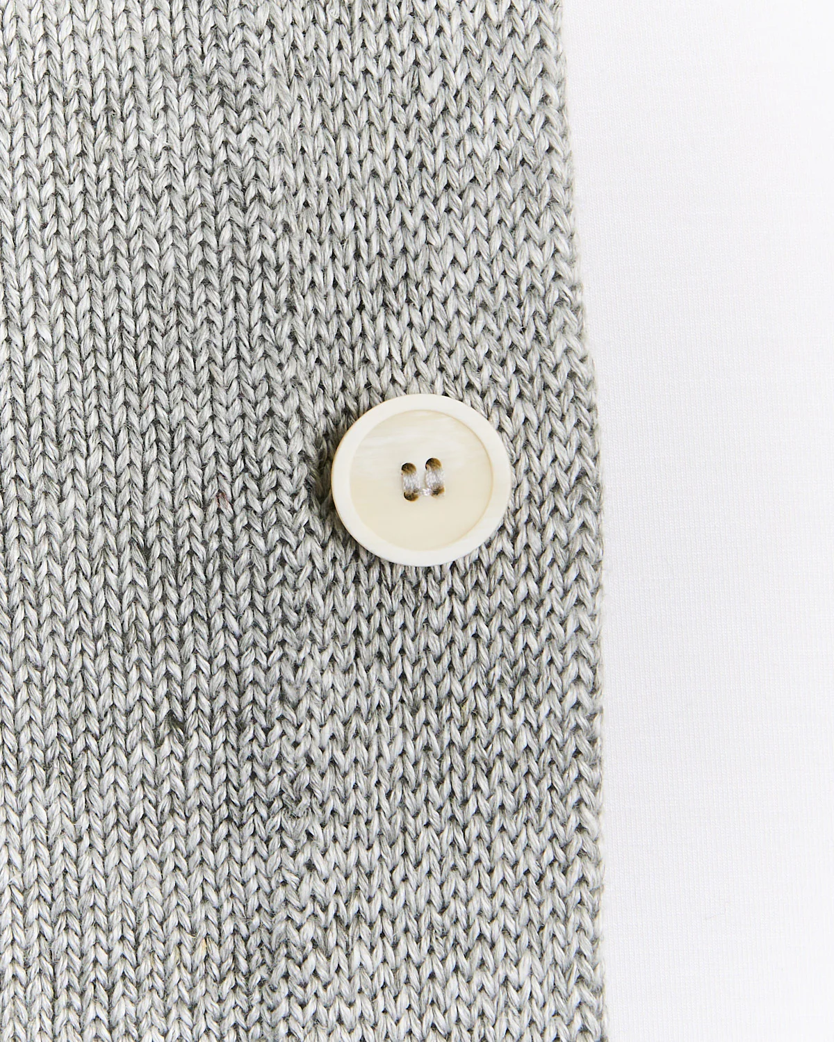 Signature 100% Washed Linen Light Grey Mix Shirt Jacket - Image 6
