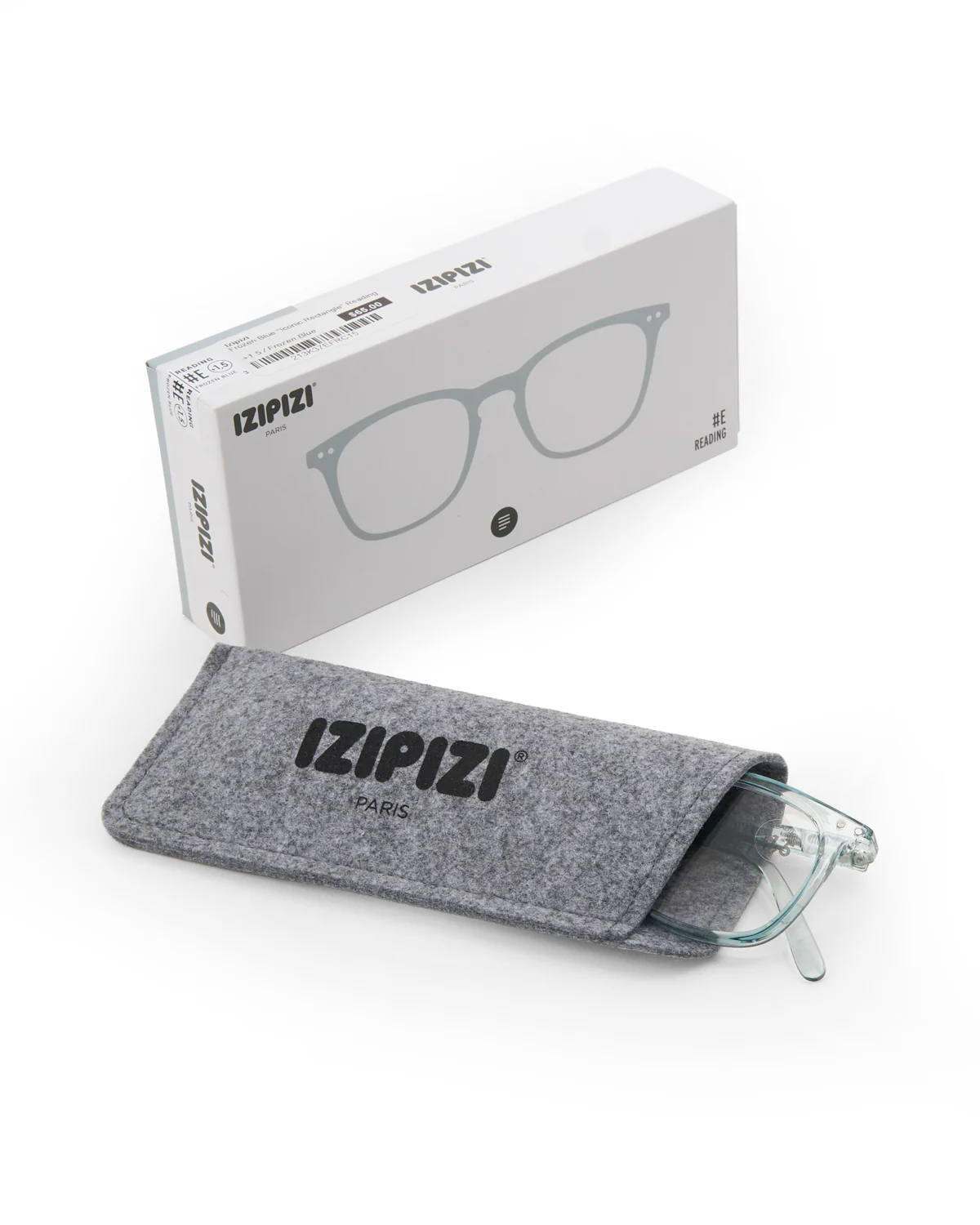 Frozen Blue ''Iconic Rectangle" Reading Glasses #E - Image 4