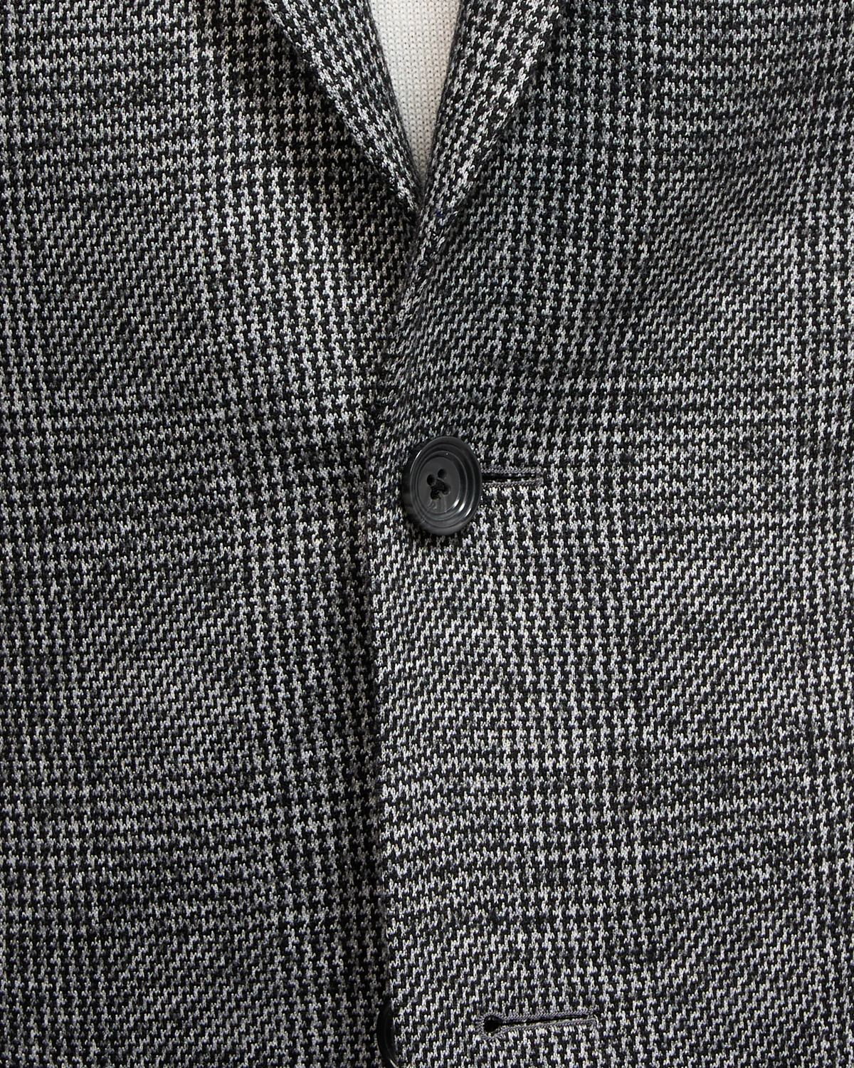 Black & White Prince Of Wales Wool Viscose Stretch 'Hampton' Sport Jacket - Image 5