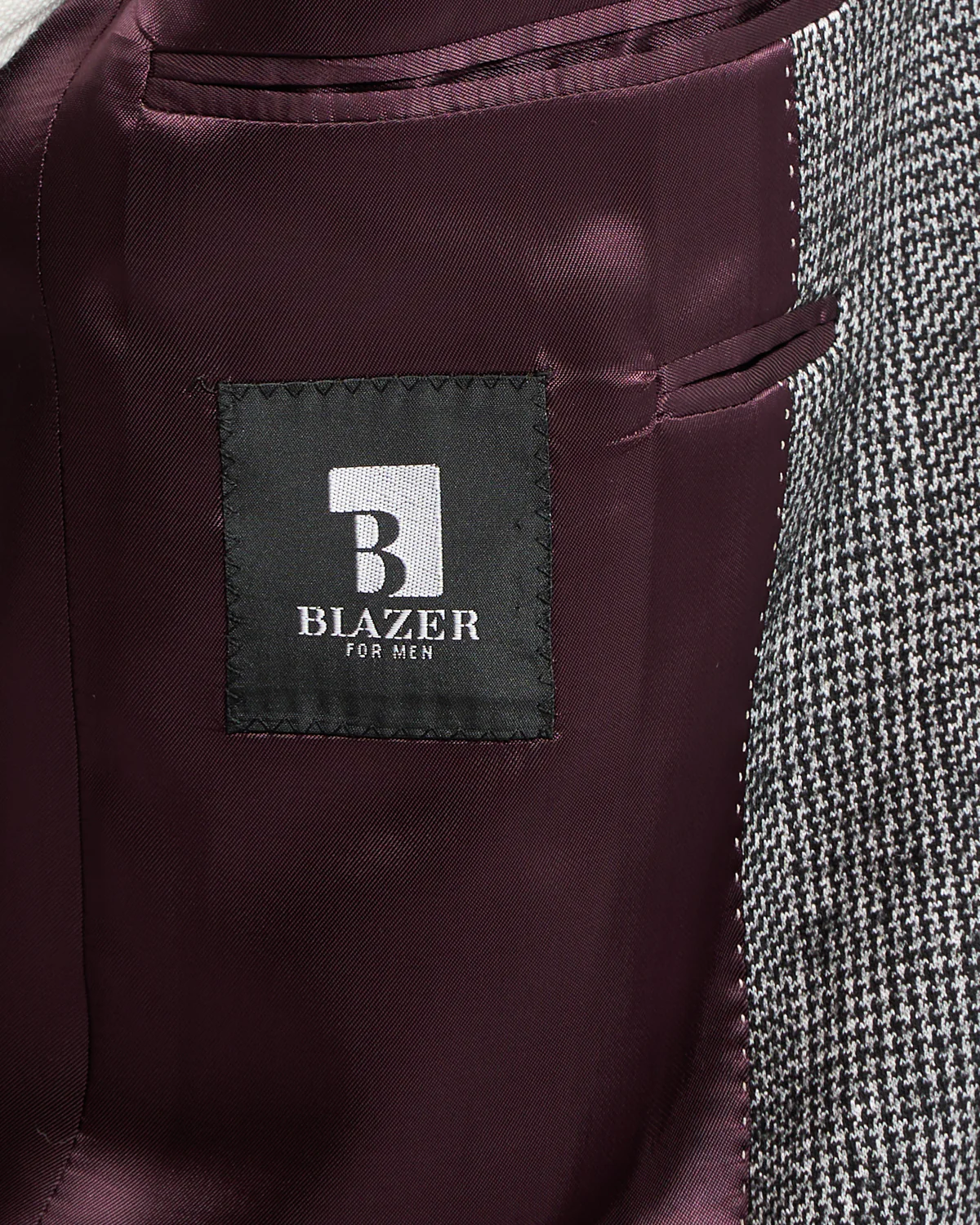 Black & White Prince Of Wales Wool Viscose Stretch 'Hampton' Sport Jacket - Image 8