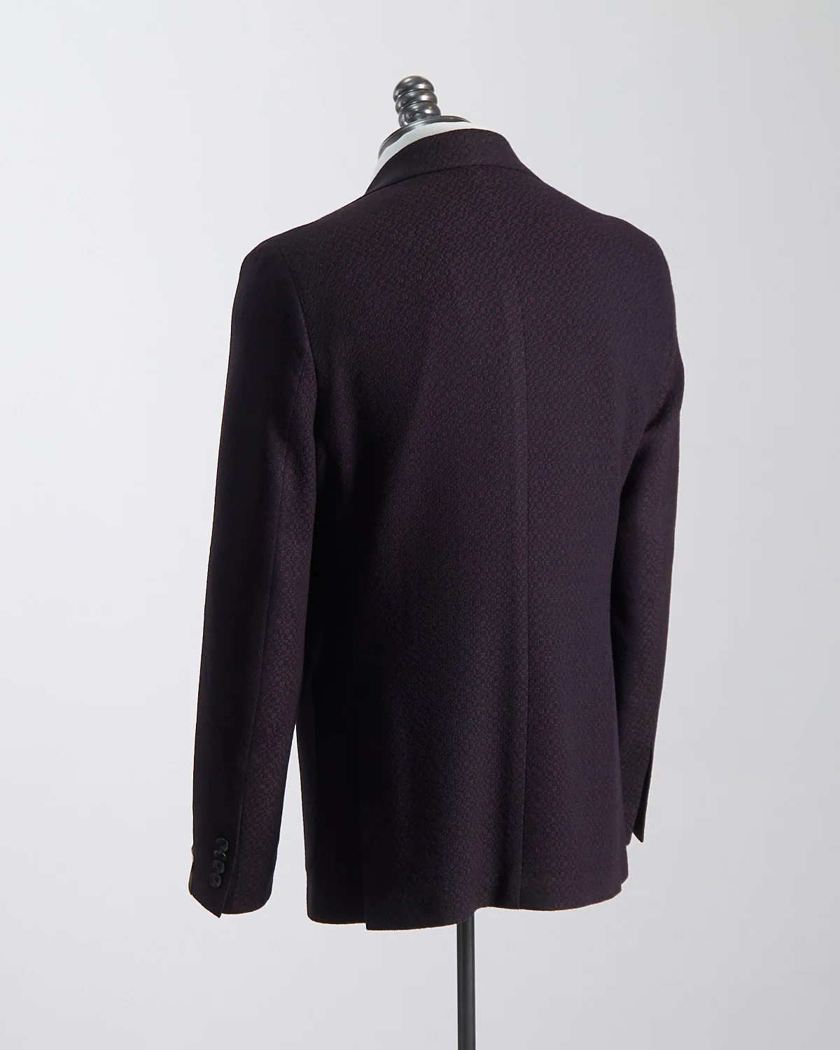 'Hampton' Fit Comfortwear Stretch Jacquard Wool Knit Sport Jacket - Image 10
