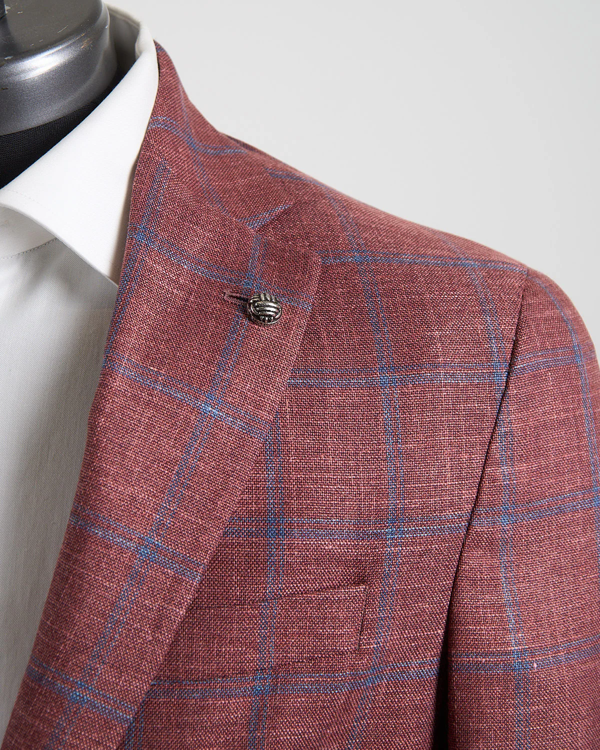 Stretch Summertime Check Hopsack Soft Jacket - Image 2
