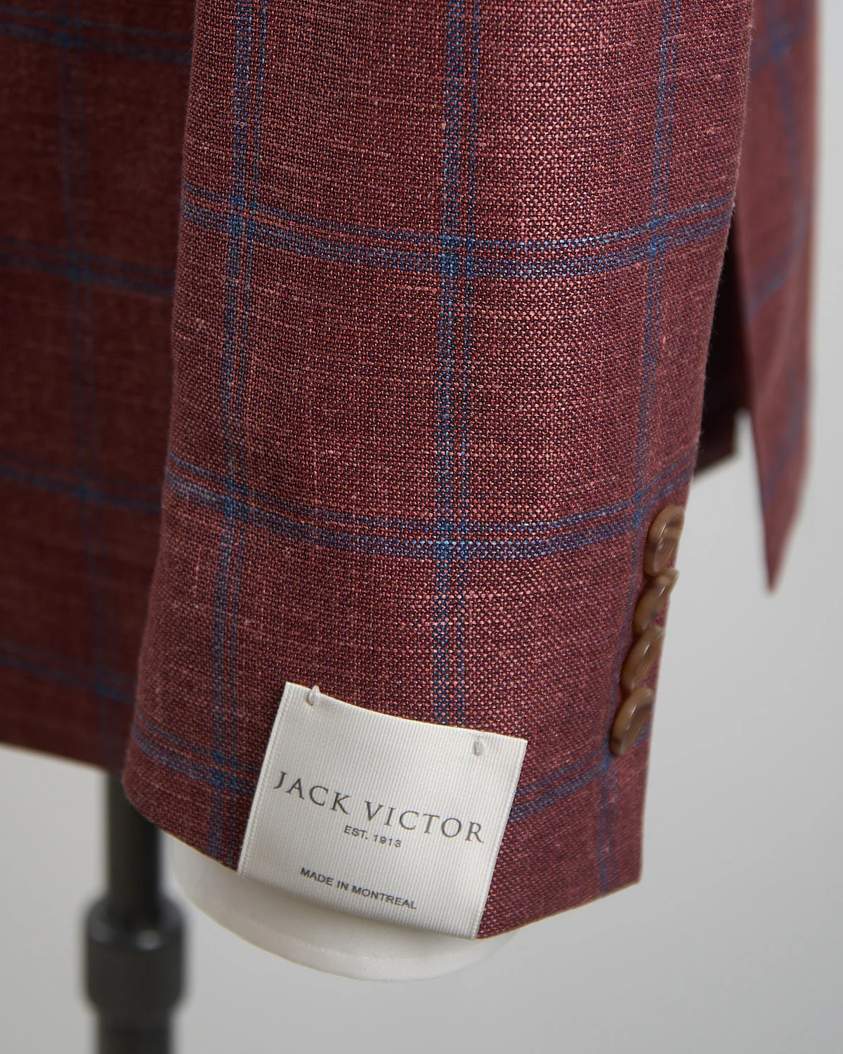 Stretch Summertime Check Hopsack Soft Jacket - Image 6