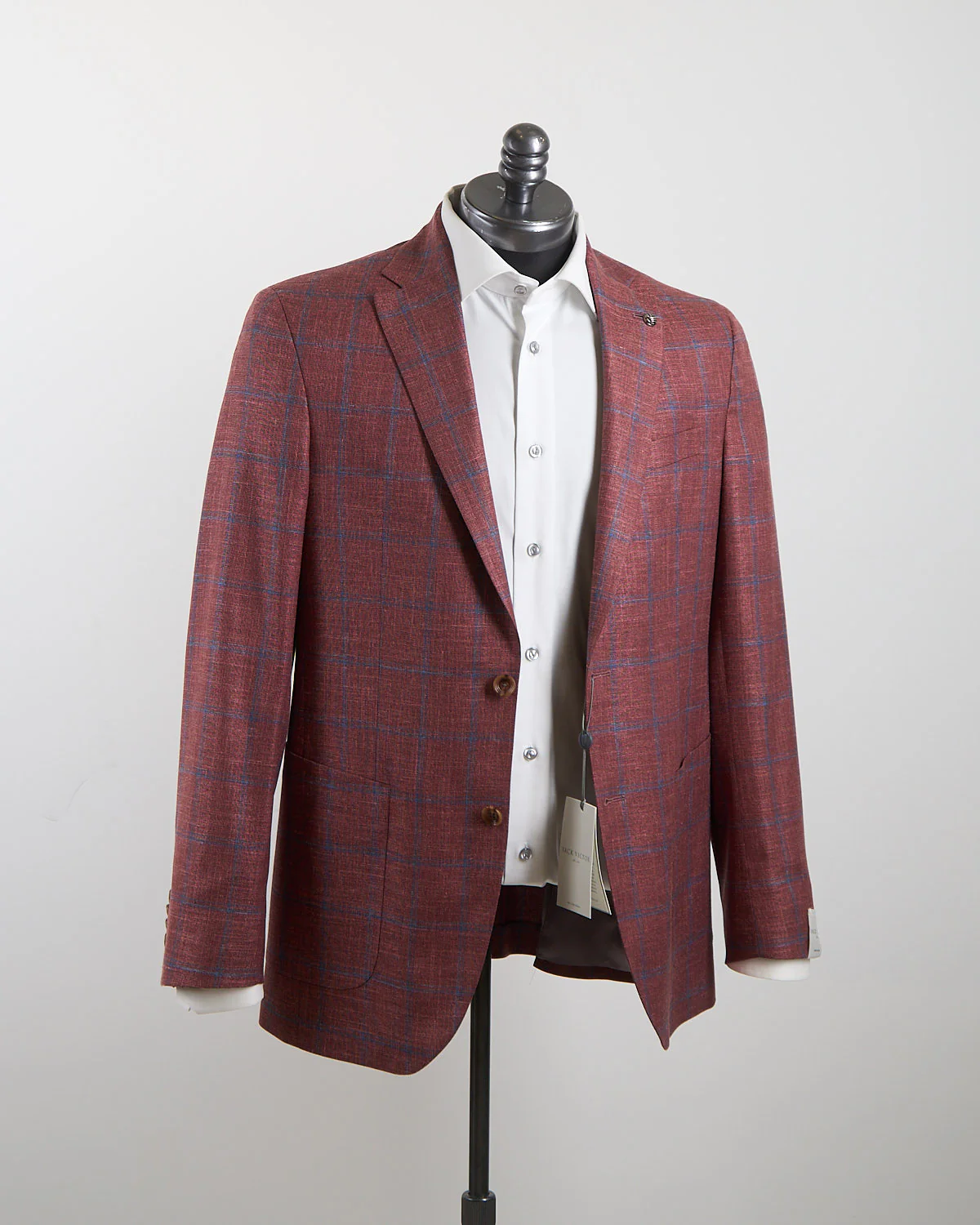 Stretch Summertime Check Hopsack Soft Jacket - Image 9