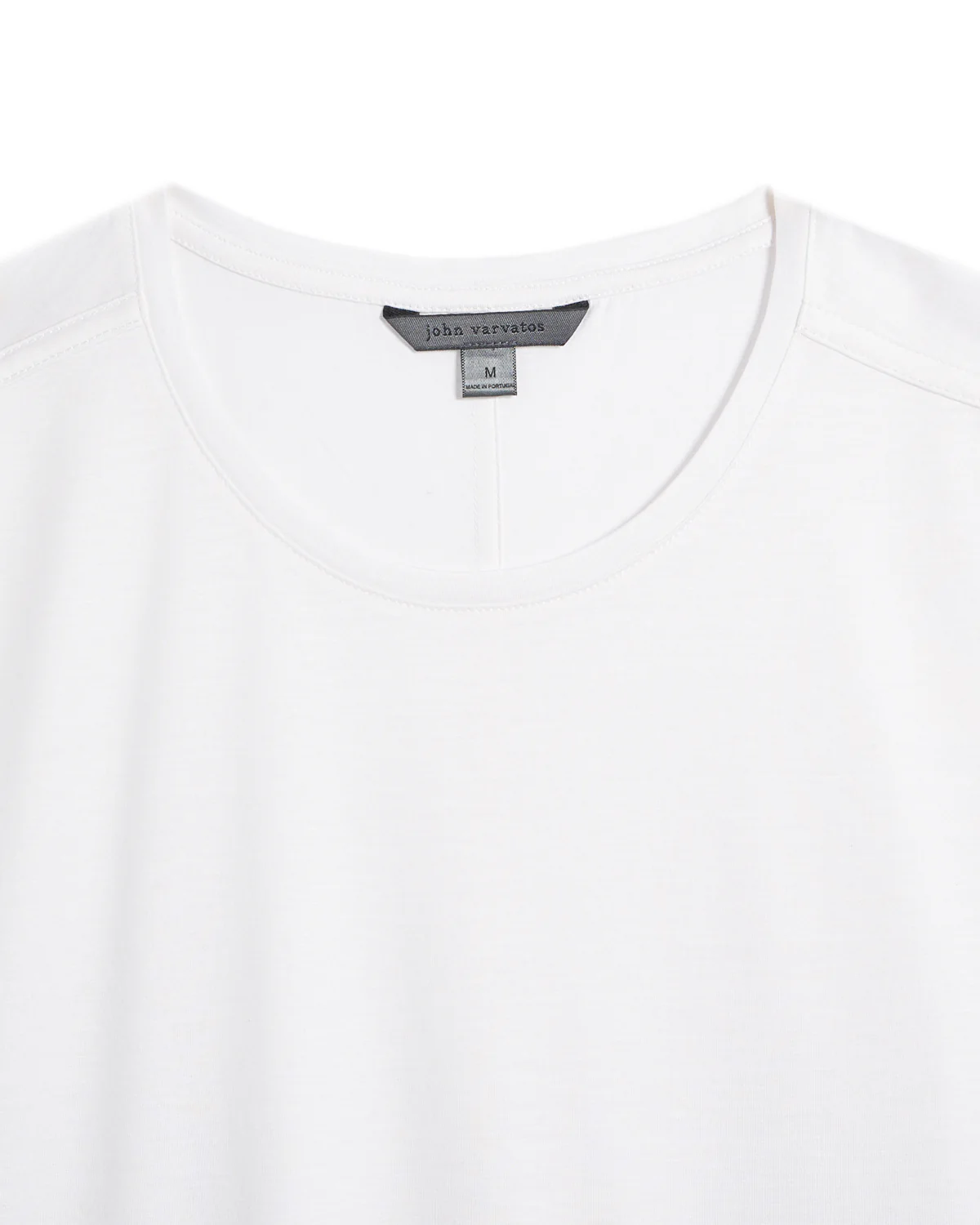 Amato Regular Fit Ss Crew With Shoulder Detail - Image 2