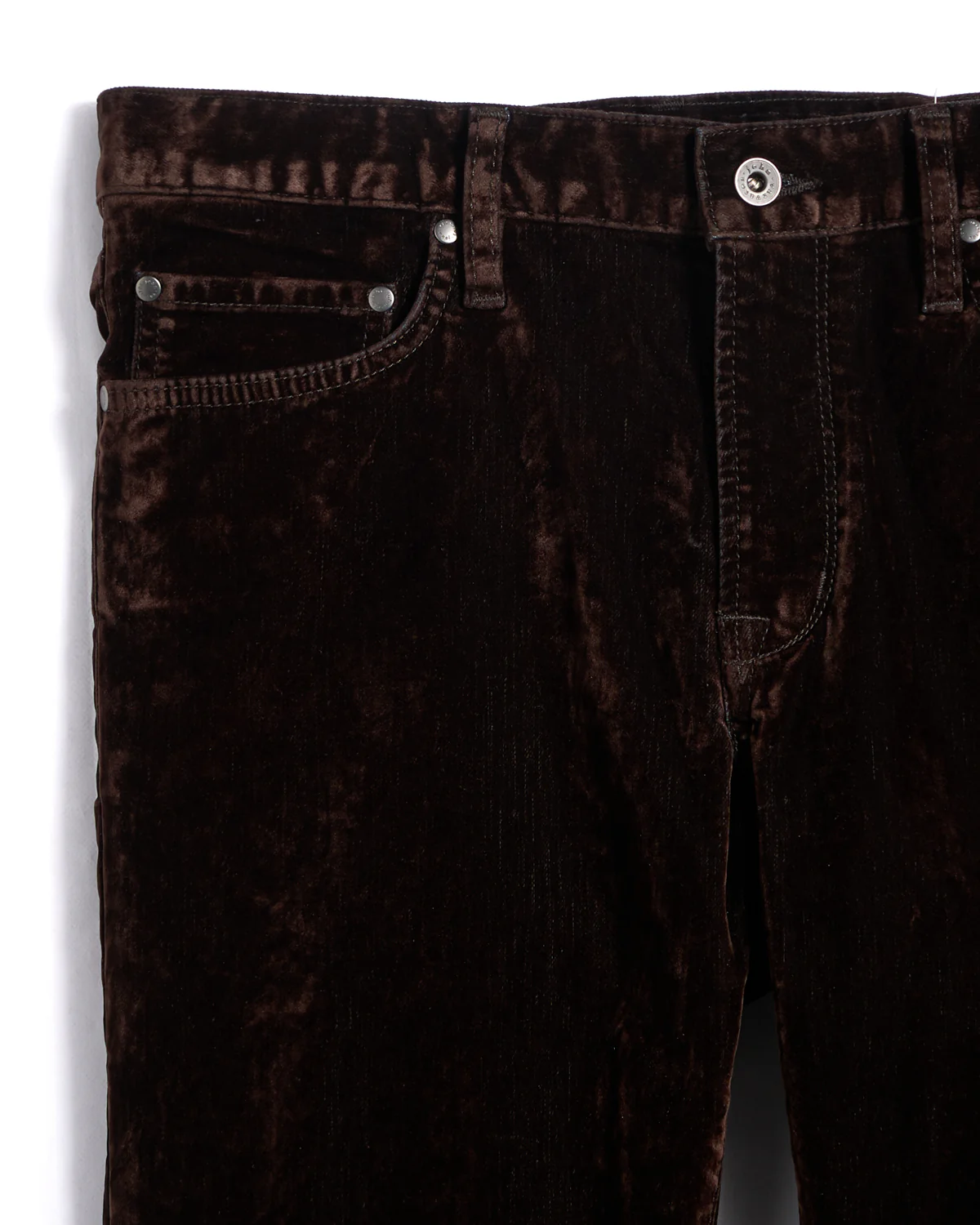 J702 Velvet 5 Pocket Pants - Image 4