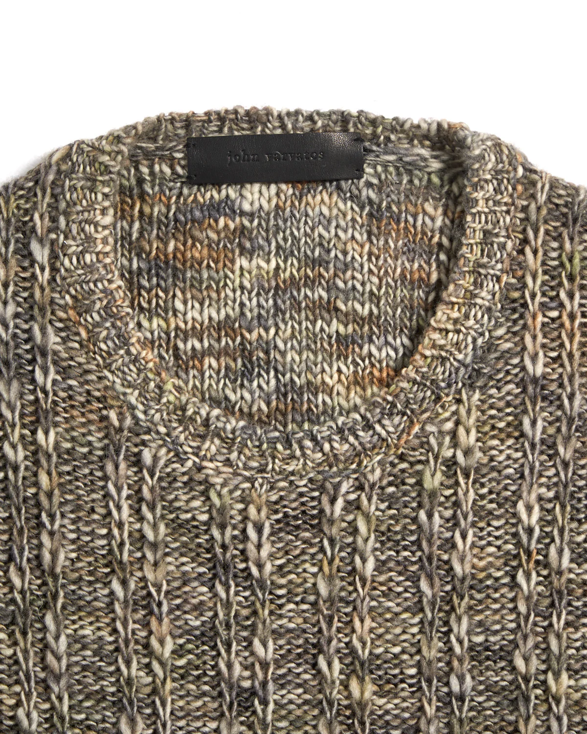 Regular Fit Ls Crewneck With Vertical Jersey Purl - Image 4