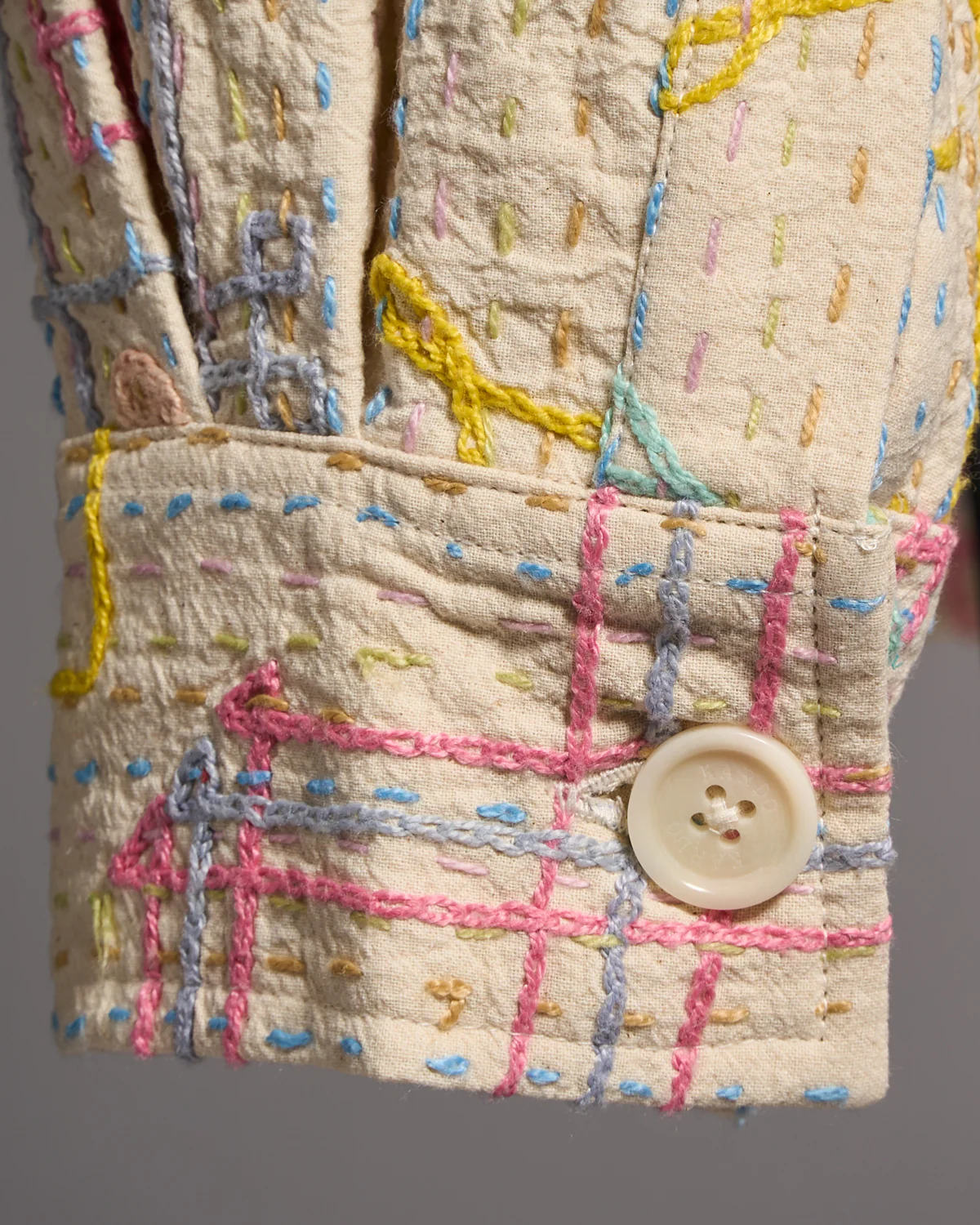 1 Of 1 Suzani Hand Embroidered Jacket - Image 3