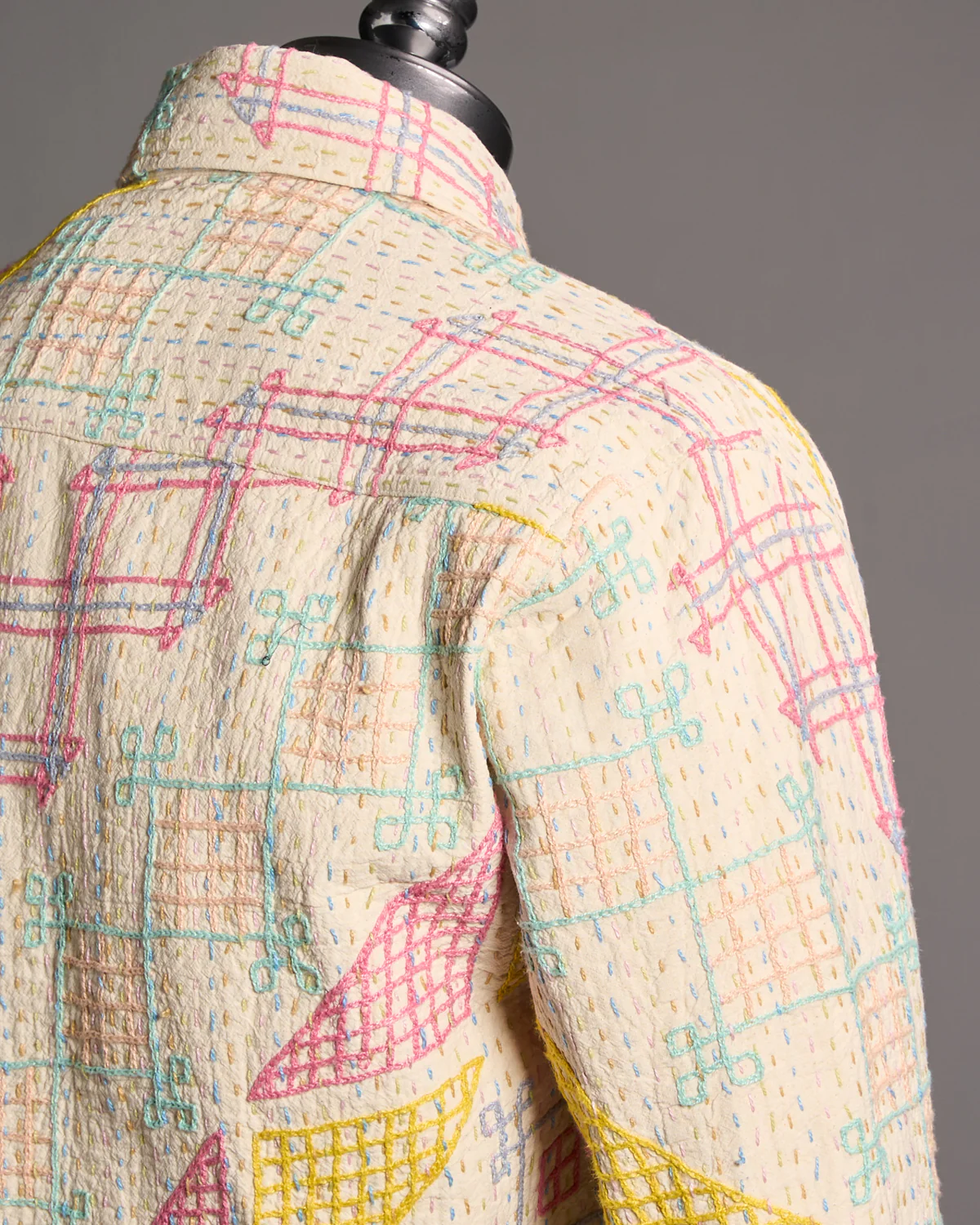 1 Of 1 Suzani Hand Embroidered Jacket - Image 4
