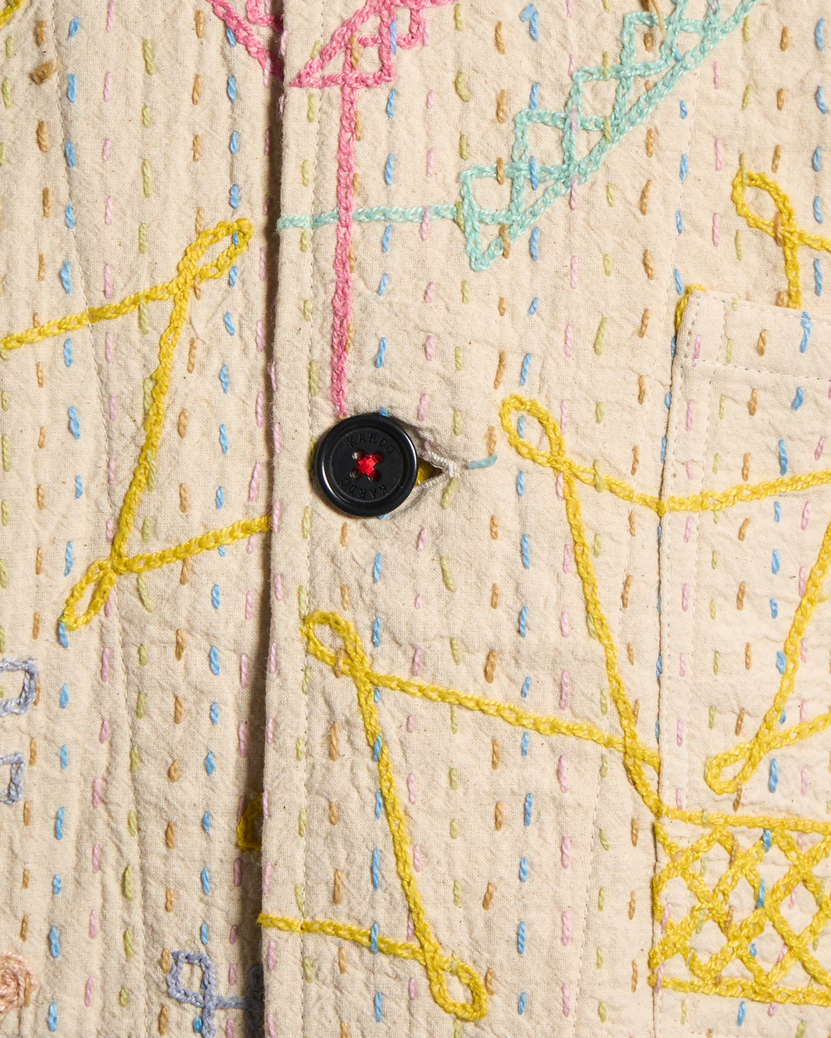 1 Of 1 Suzani Hand Embroidered Jacket - Image 5