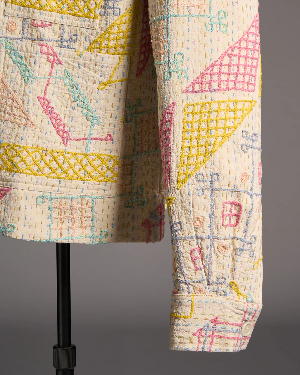 1 Of 1 Suzani Hand Embroidered Jacket - Image 6