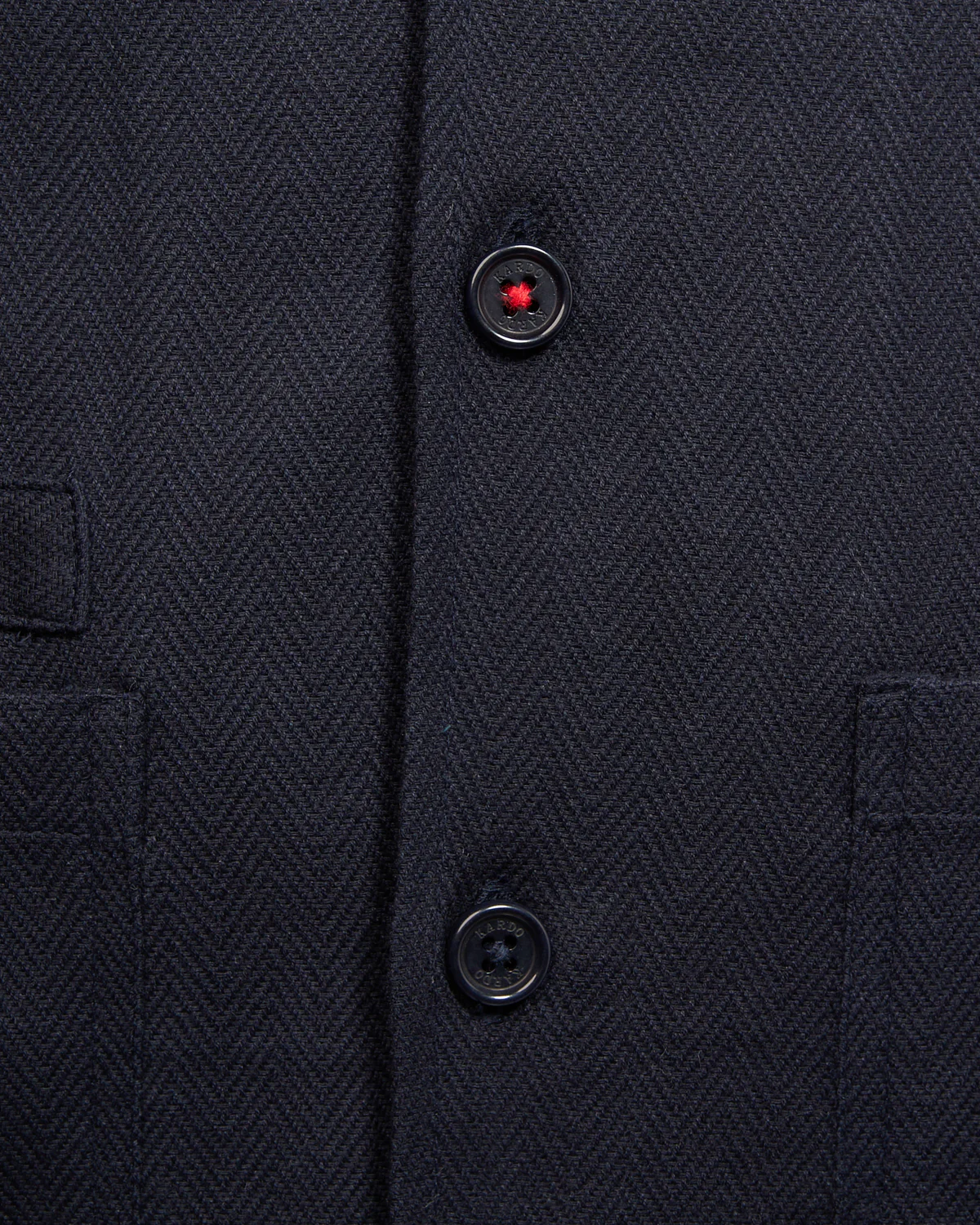 Damien 2.0 Handloom Cotton Shirt In Navy - Image 5