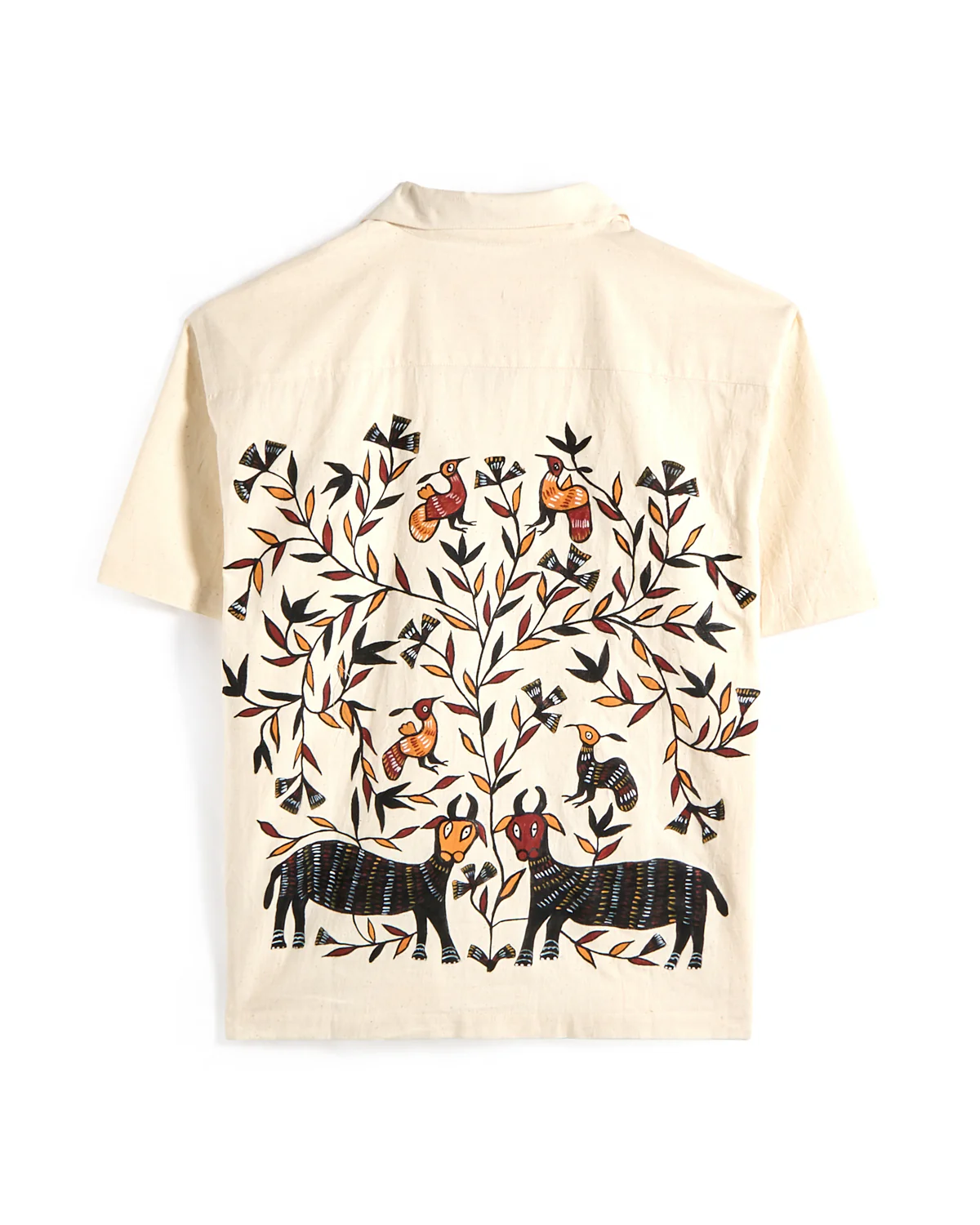 Rohit Hand Painted Sohrai Design Shirt - Image 3