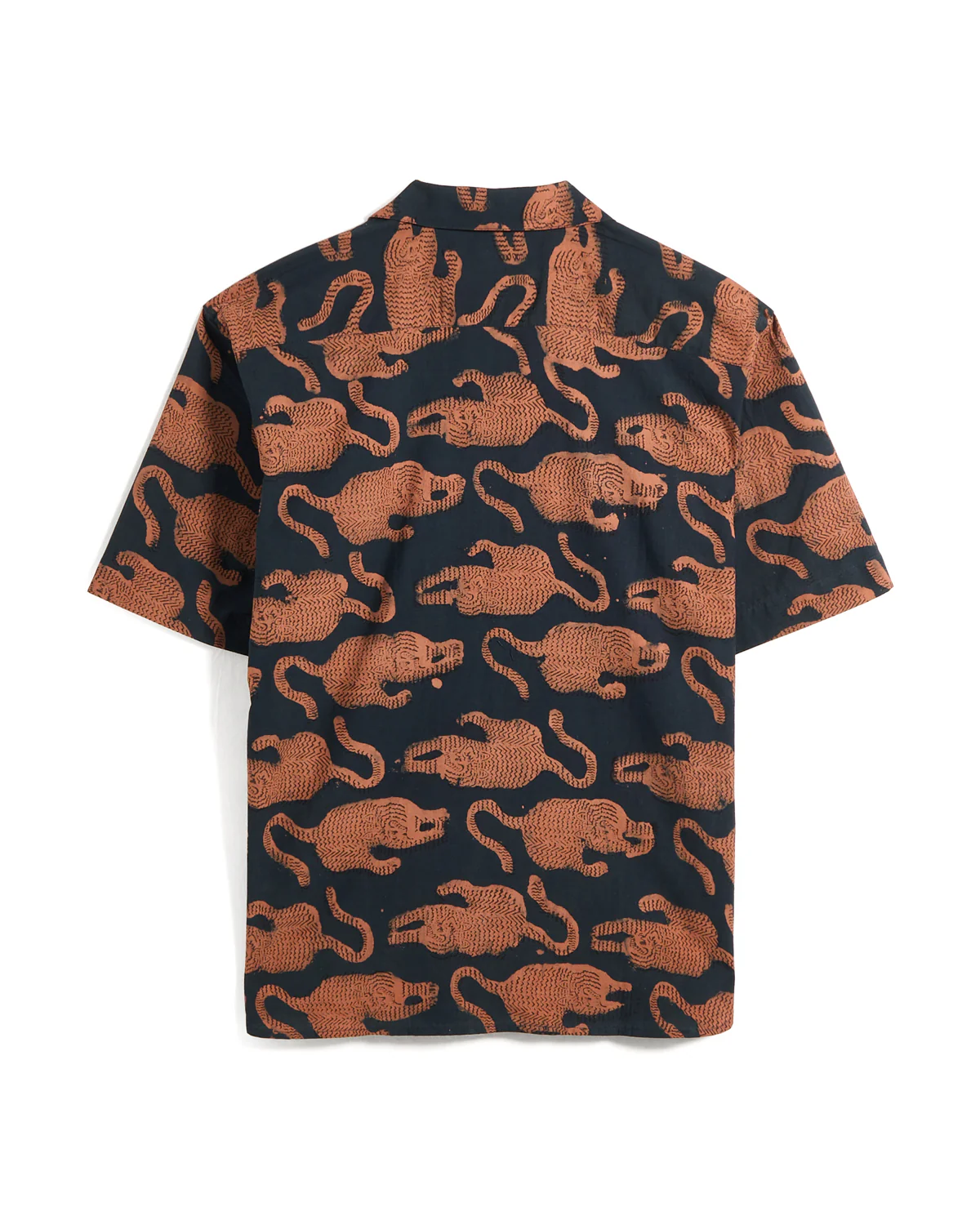Ronen Tiger Motif Hand Block Print Shirt - Image 3