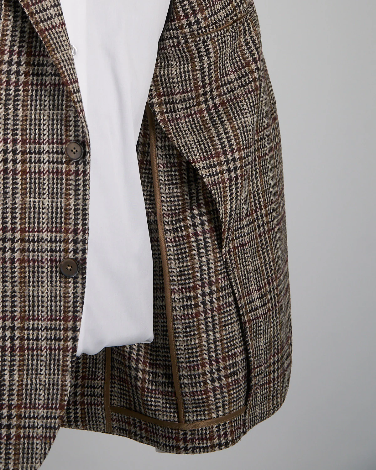 Wool Glencheck Sport Jacket - Image 5