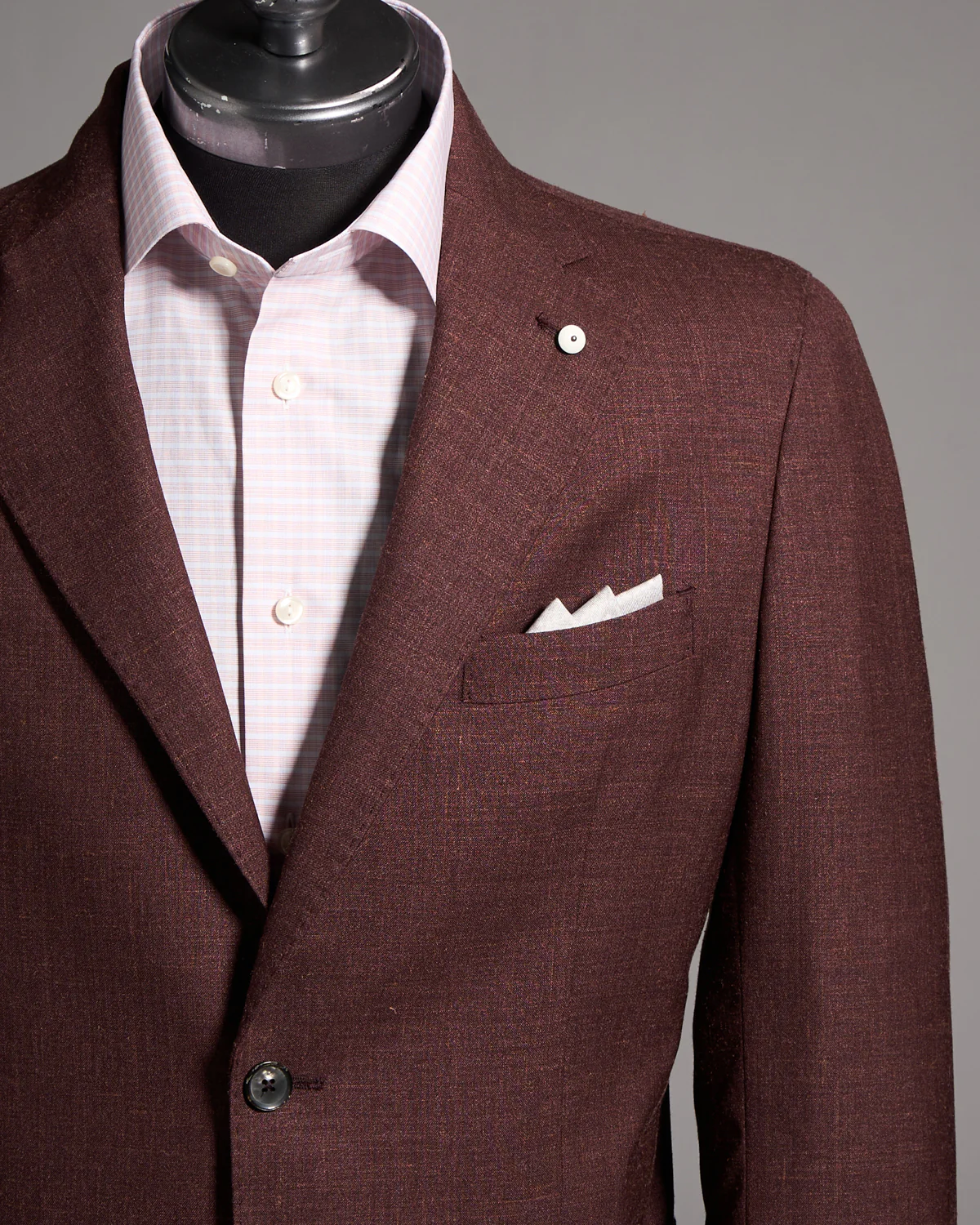 Wool-Silk-Linen Melange Sport Jacket - Image 2