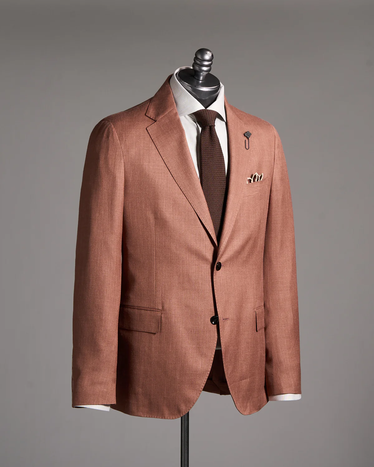 Wool Silk And Linen 'Iconic' Fine Twill Suit