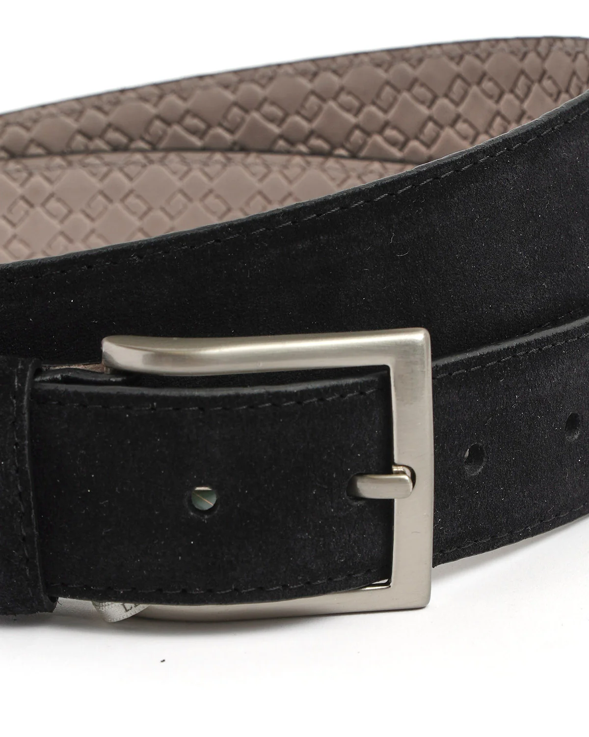 Suede Feather Edge Dress Belt