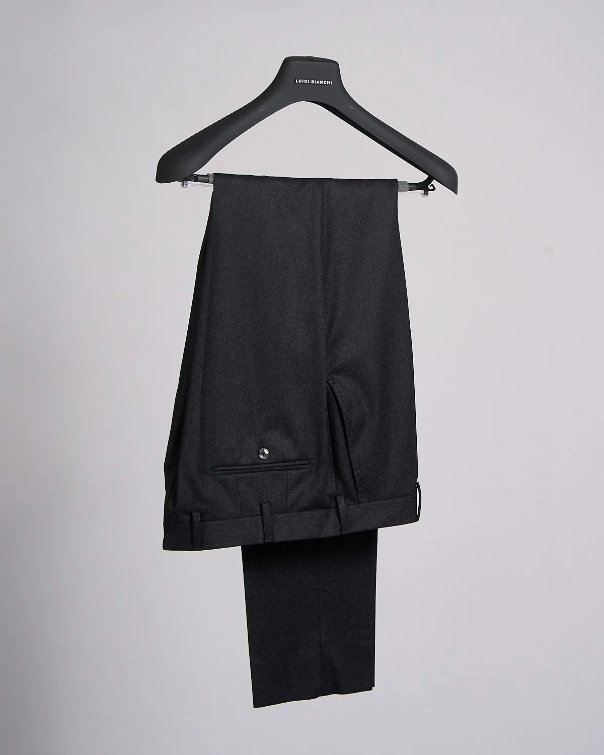 Charcoal Flannel Wool Soft Dream Suit - Image 4