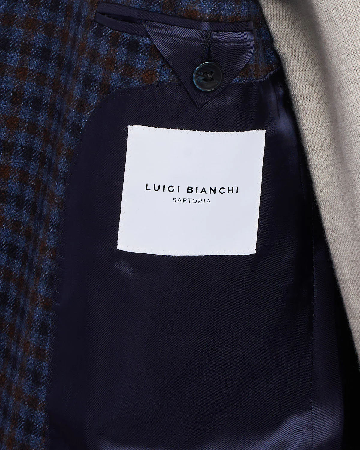 Flannel Gingham Wool Sport Jacket - Image 7