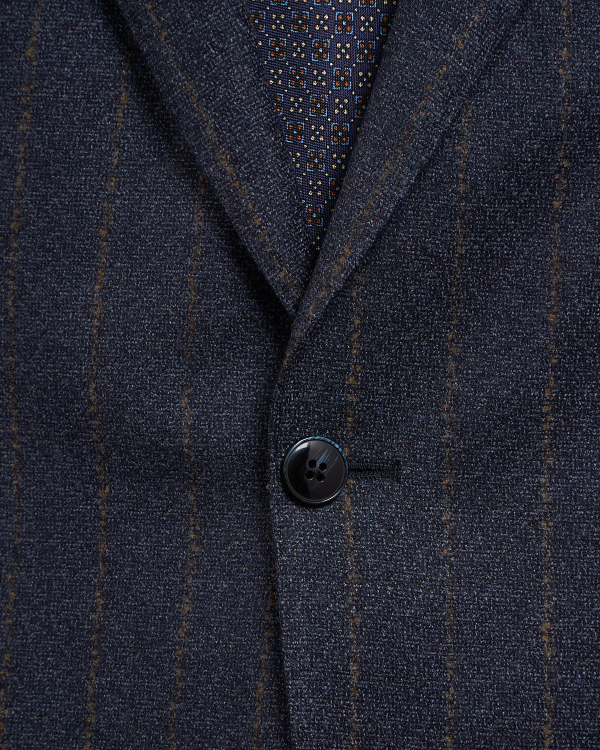 Flocked Stripe Wool Stretch Flannel Soft 'Dream' Suit - Image 3