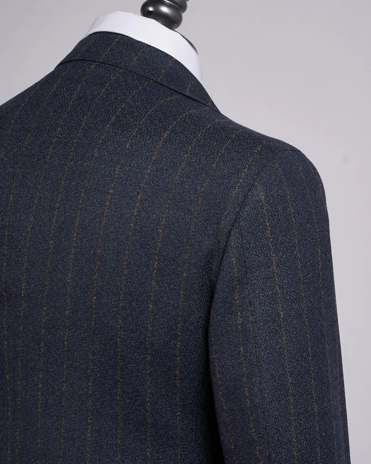 Flocked Stripe Wool Stretch Flannel Soft 'Dream' Suit - Image 4