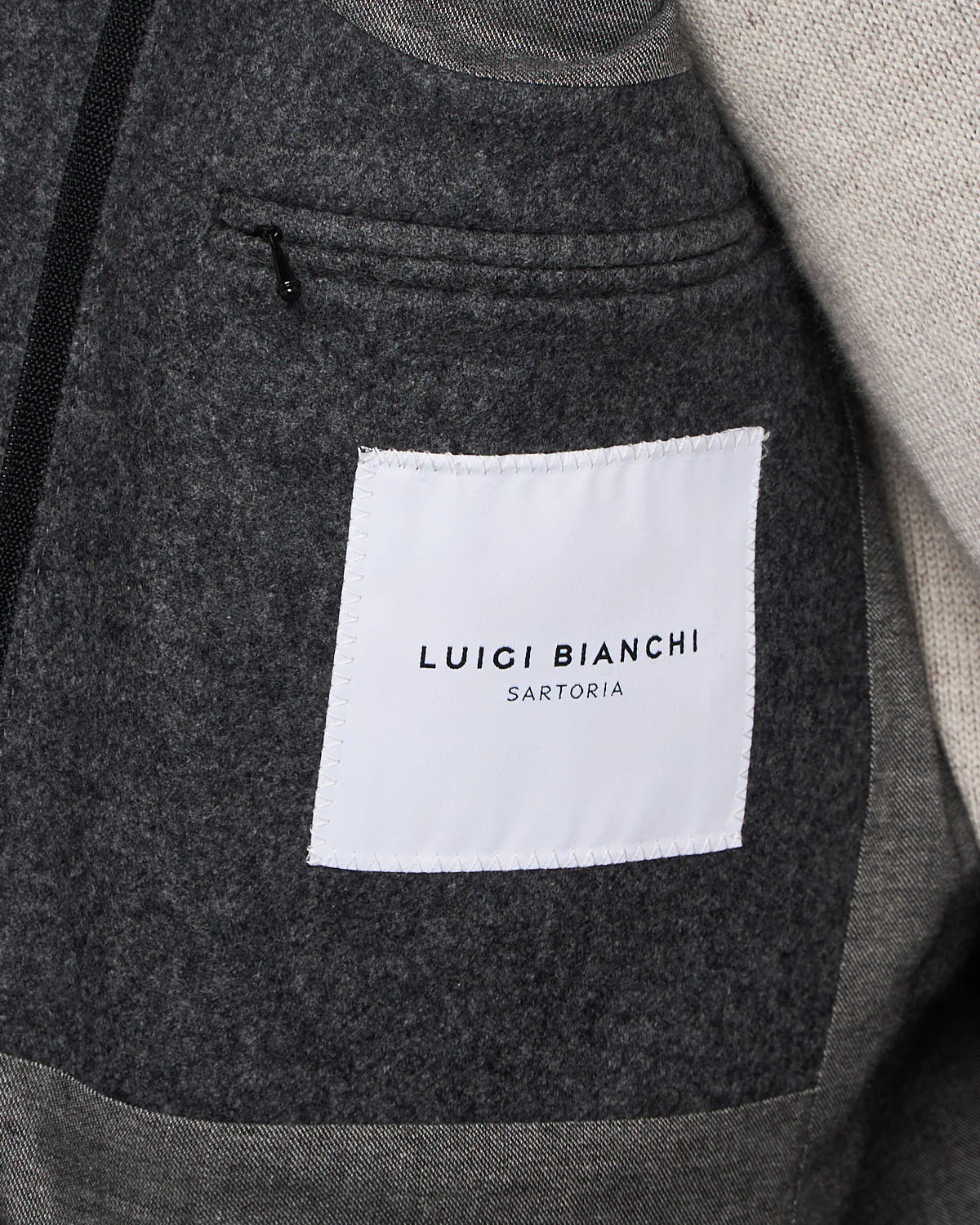 Grey Wool Hybrid Sport Jacket - Image 6