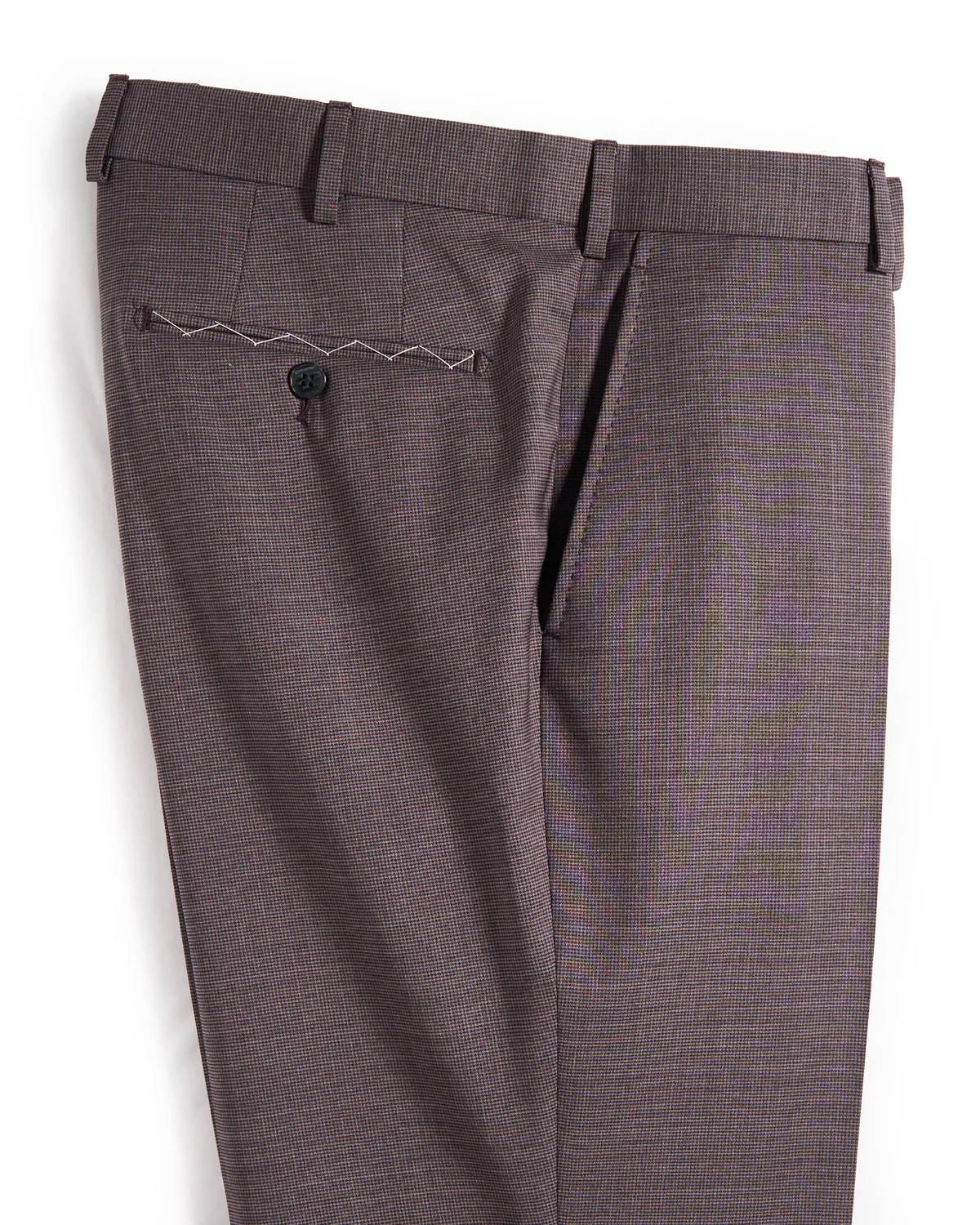 Micro Houndstooth Wool Stretch Suit - Image 12