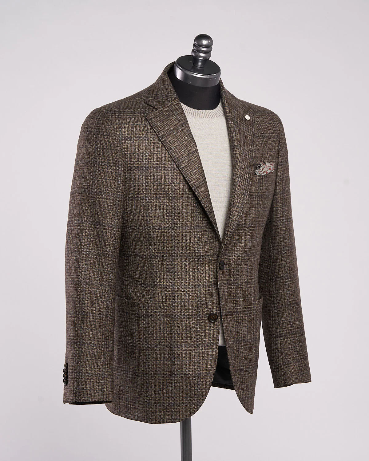 Tonal Check Wool Hybrid Sport Jacket - Image 4