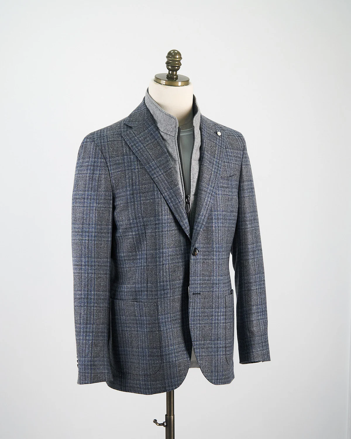 Wool Check Travel Sport Jacket