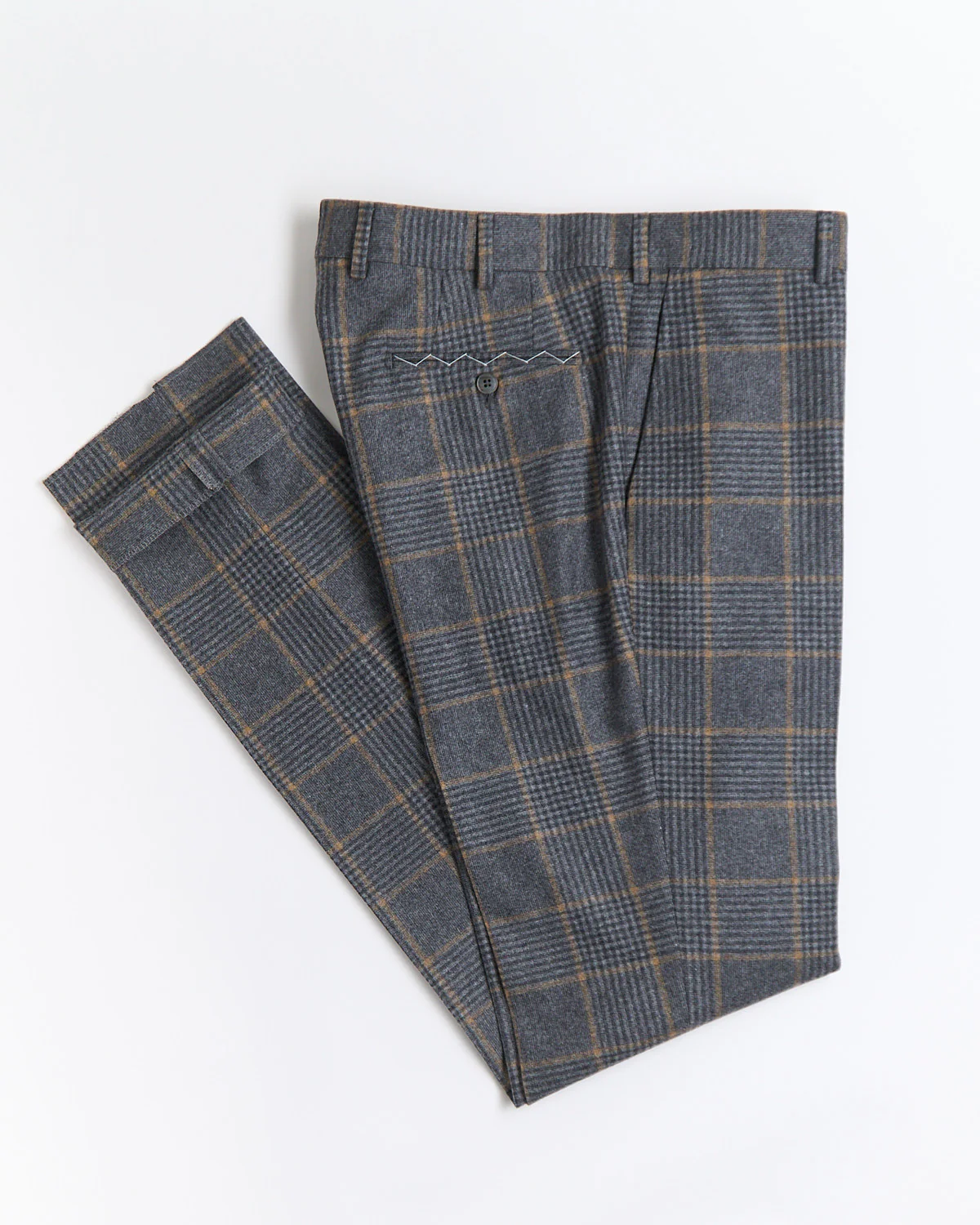 Wool Flannel Glencheck Suit - Image 22