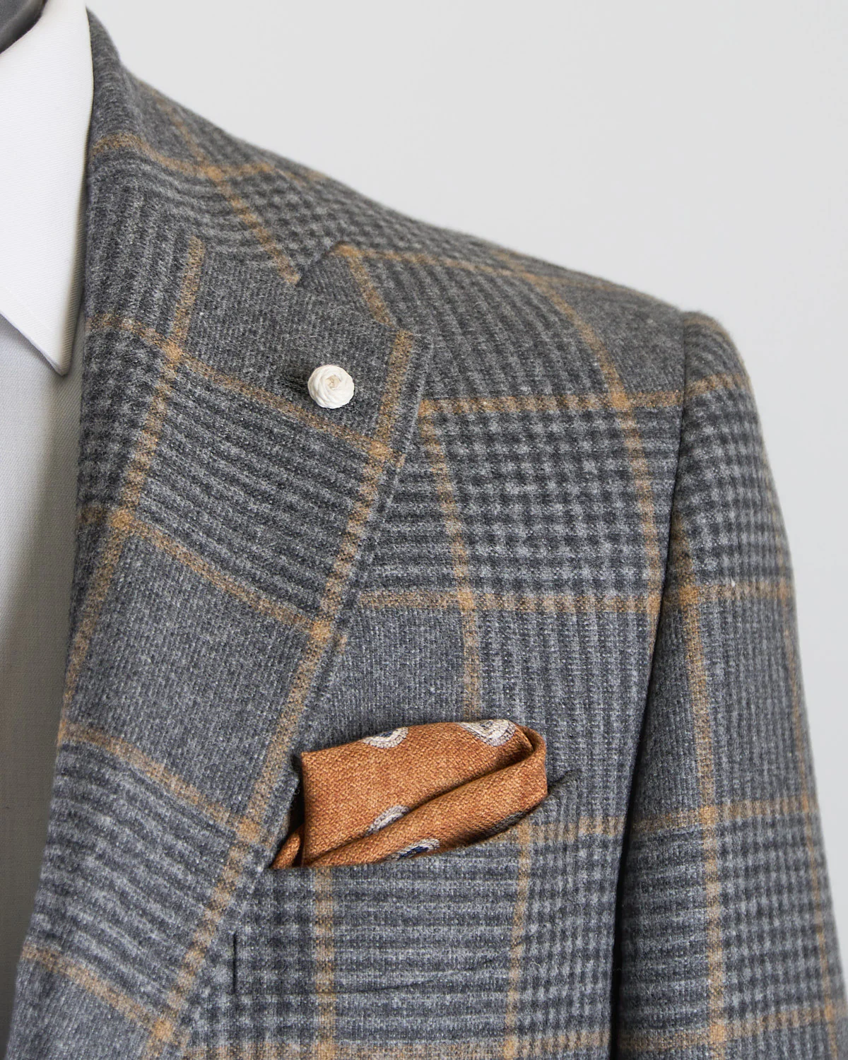 Wool Flannel Glencheck Suit - Image 3