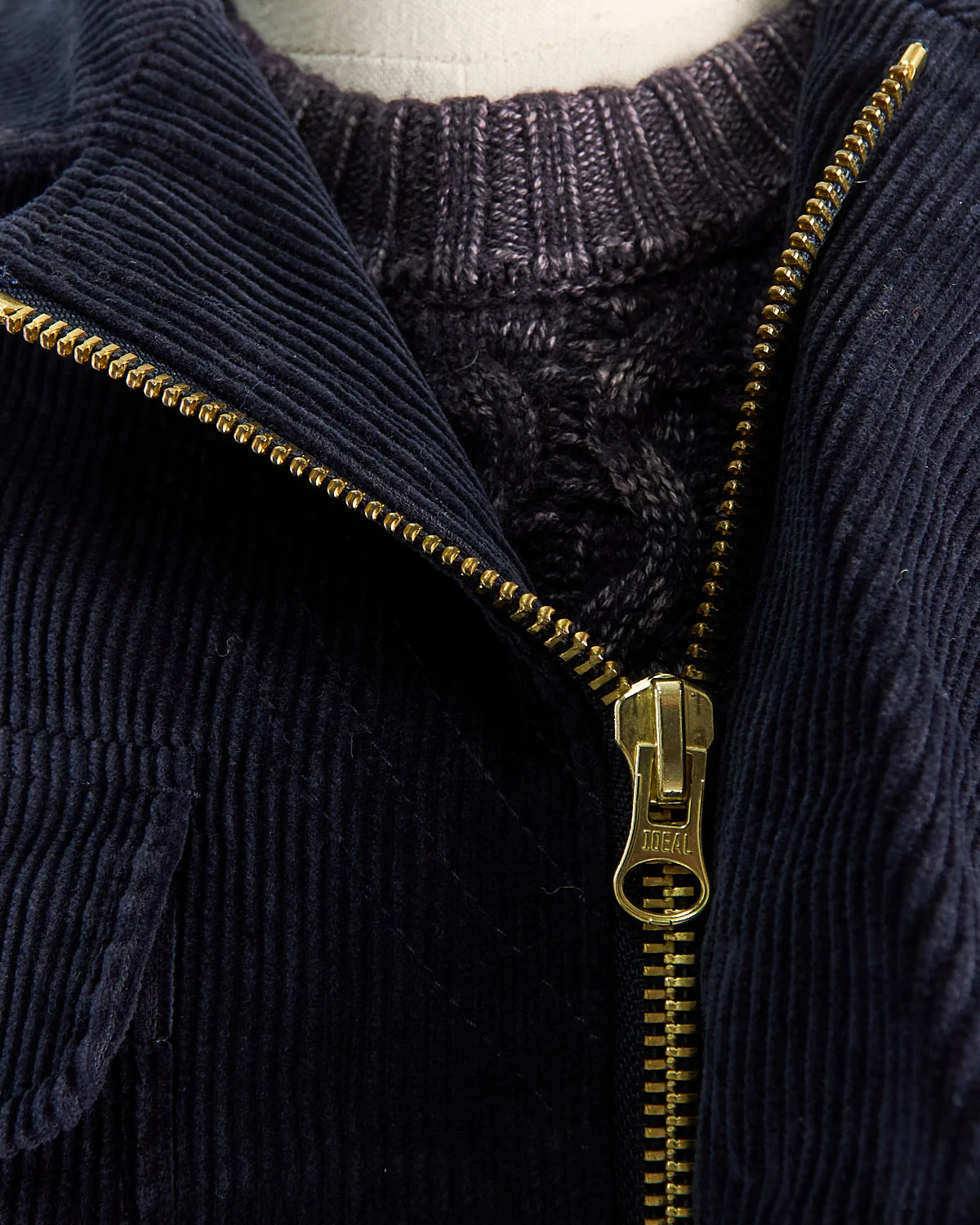 7028-Qk Corduroy 'Alligator' Field Jacket - Image 4