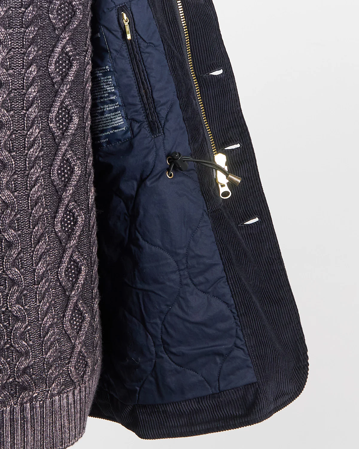 7028-Qk Corduroy 'Alligator' Field Jacket - Image 9