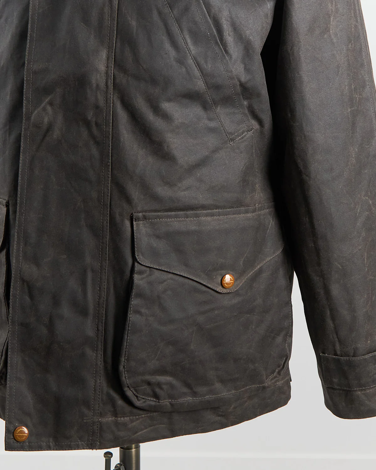 7071-Wx Rain Caban Classic Wax Jacket - Image 6