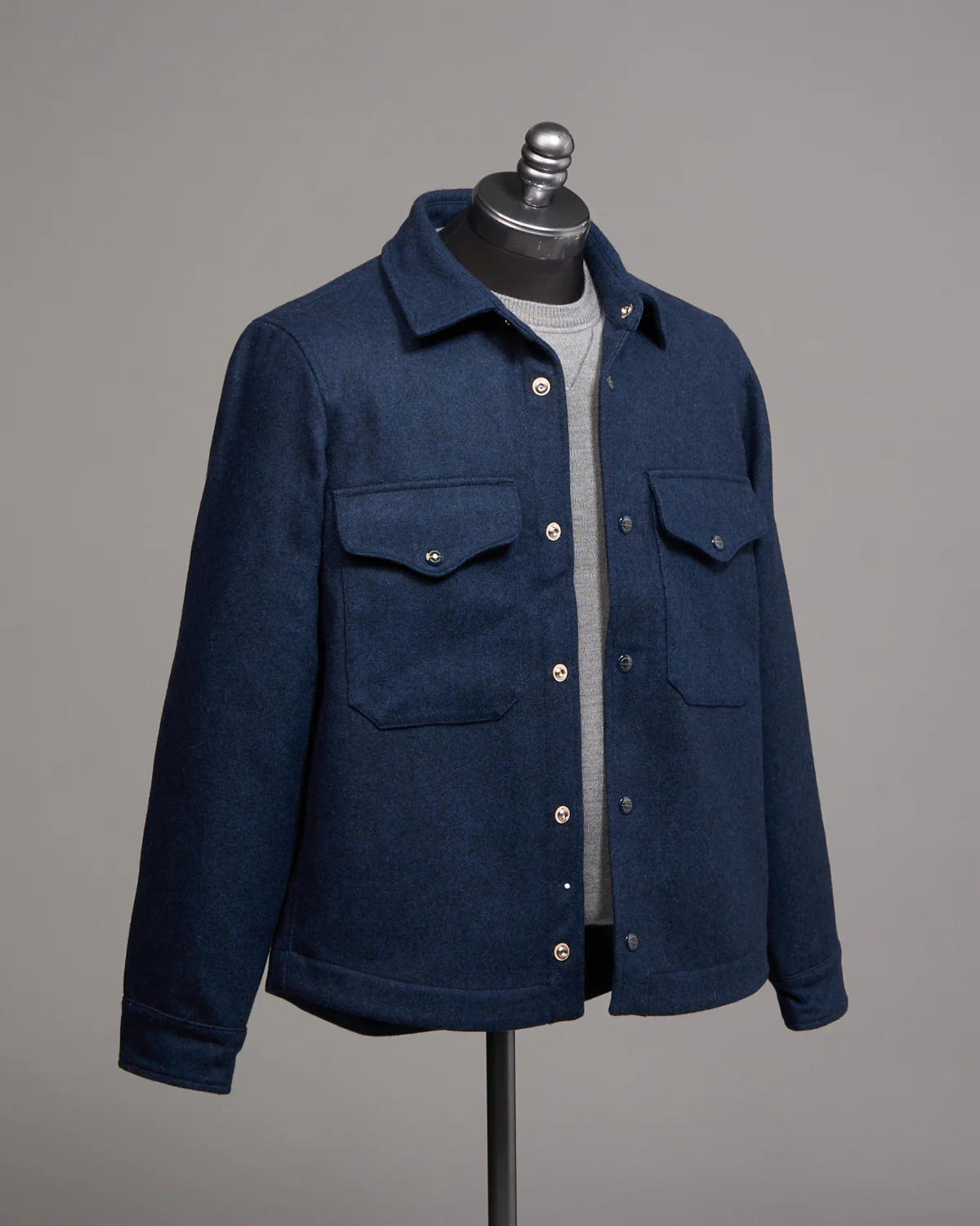 7083-Qr Wool Heavy Shirt