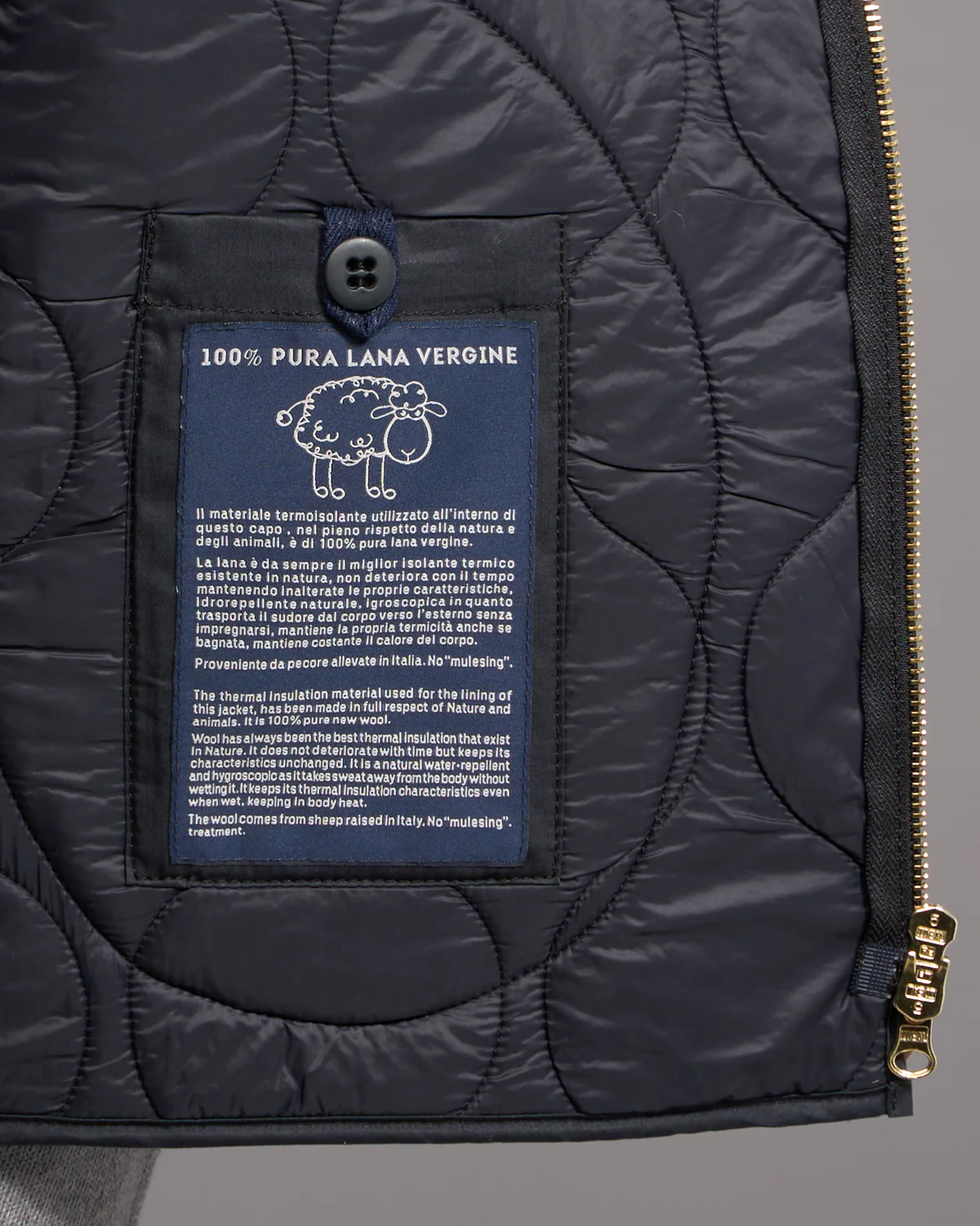 7918-Dk Quilted Vest - Image 7