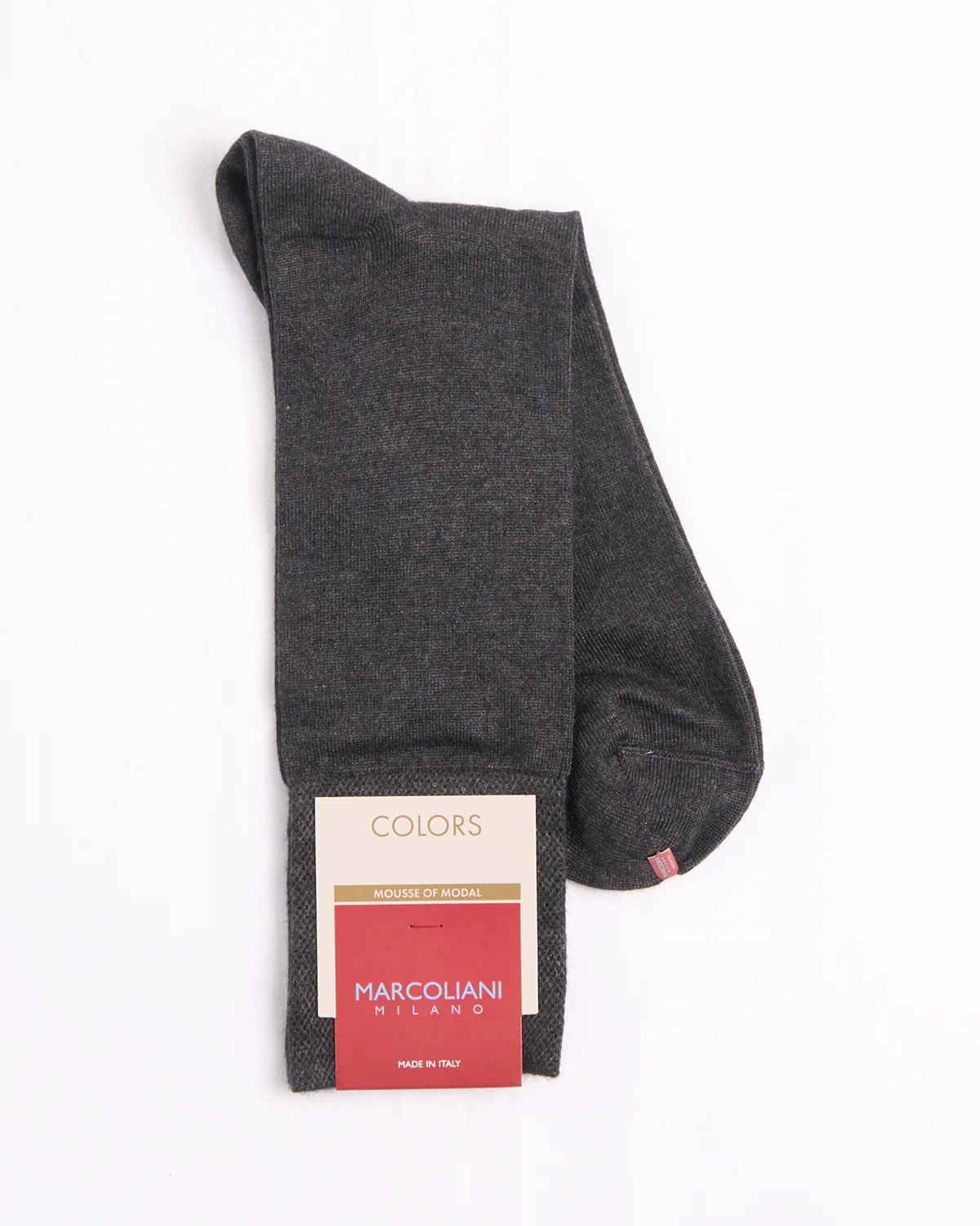 Asphalt Mousse Of Modal Plain Dress Socks - Image 2