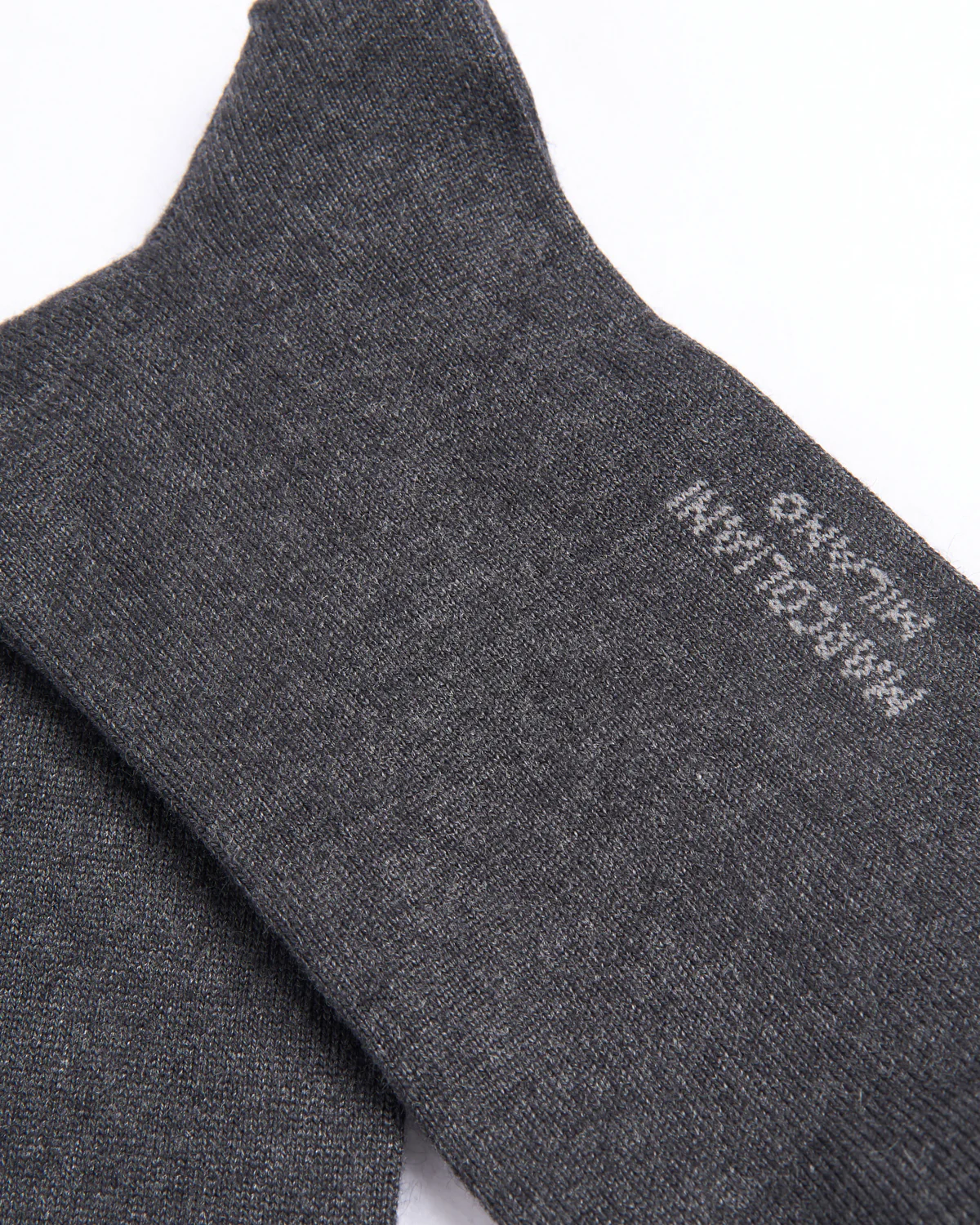 Asphalt Mousse Of Modal Plain Dress Socks - Image 3