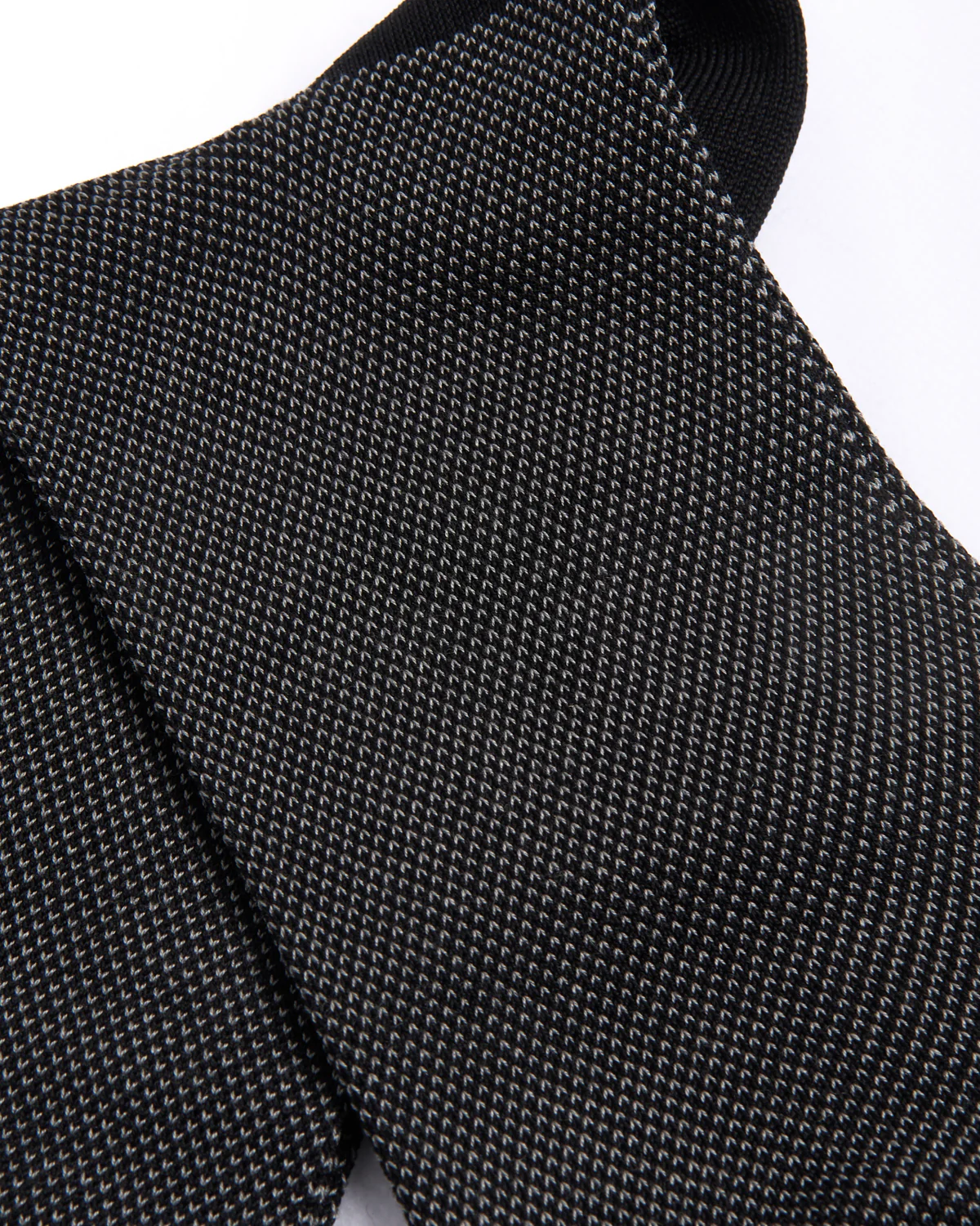 Black Pima Cotton Birdseye Socks - Image 3