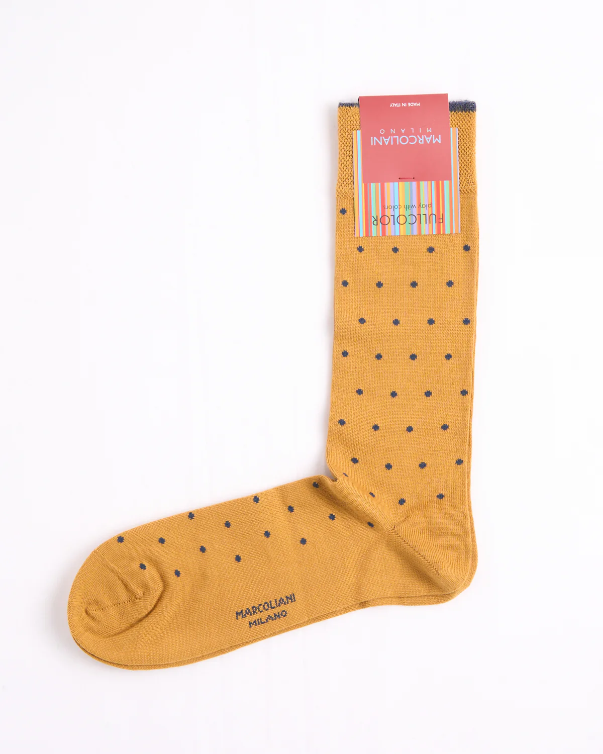 Caramel Lana Extrafine Merino Polka Dot Socks