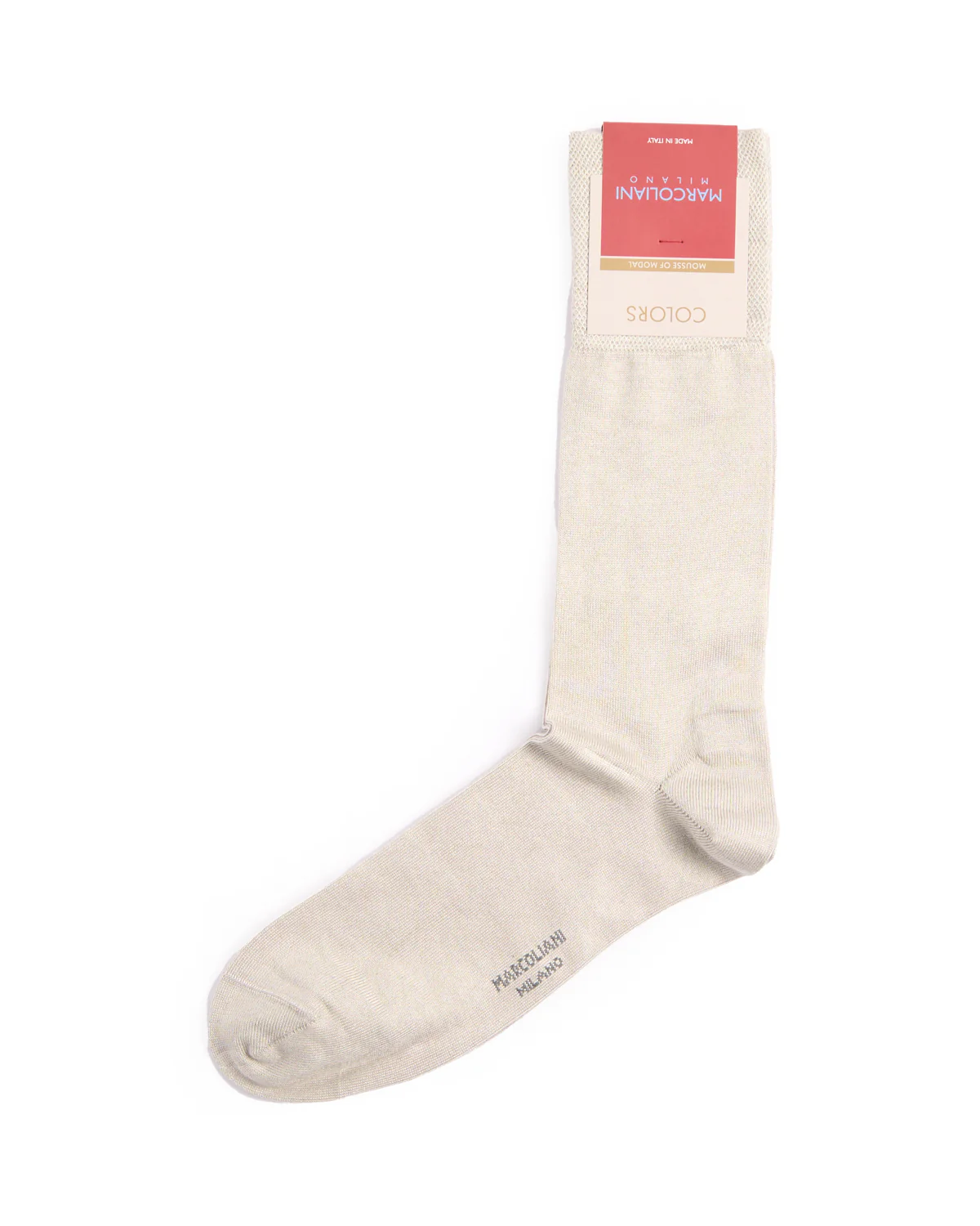 Silver Grey Mousse Of Modal Plain Dress Socks