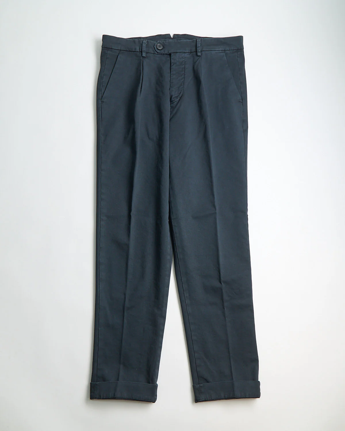 'Boston' Relaxed Silhouette Brushed Twill Casual Pants - Image 7