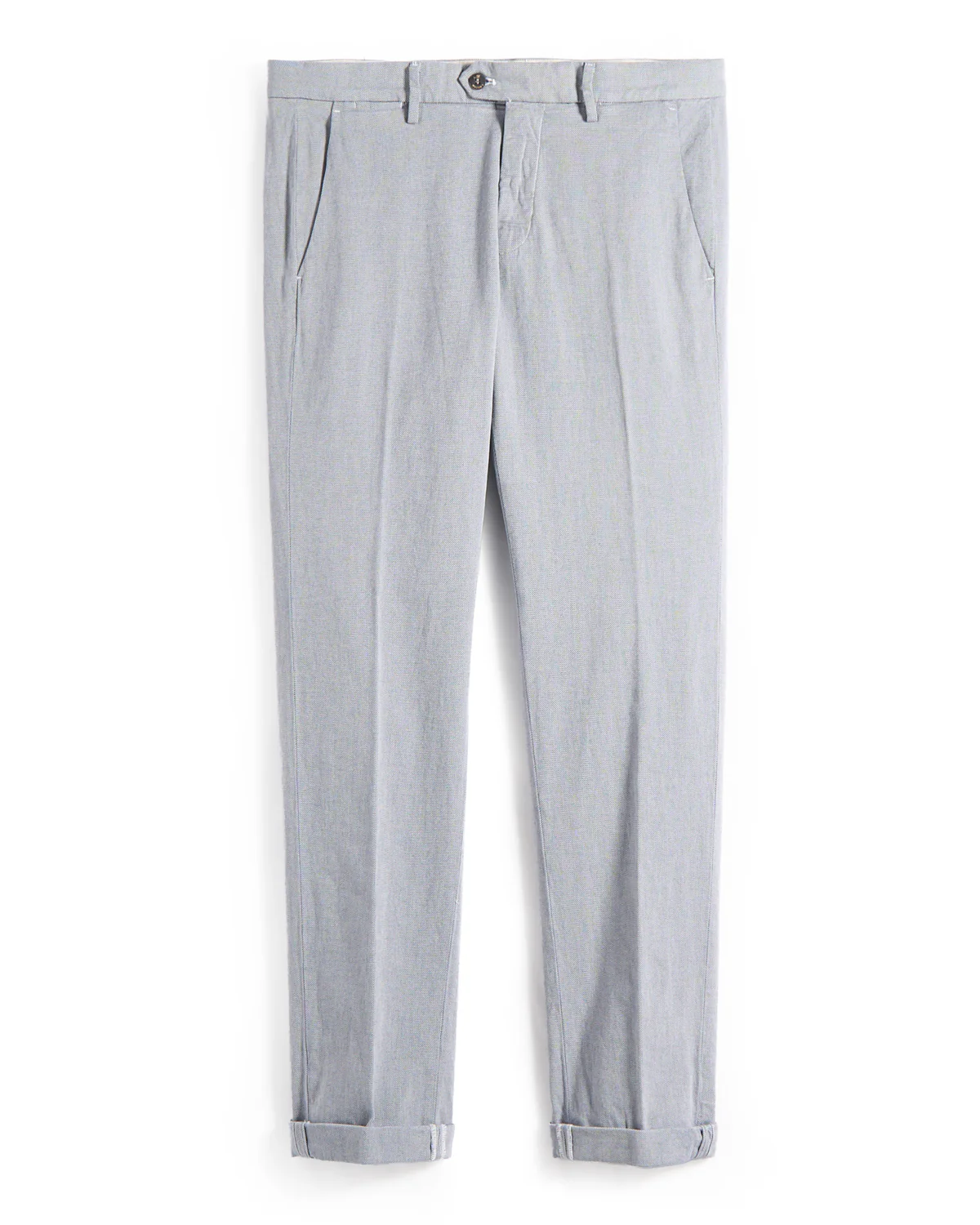 Cotton Stretch Basketweave Print Pant
