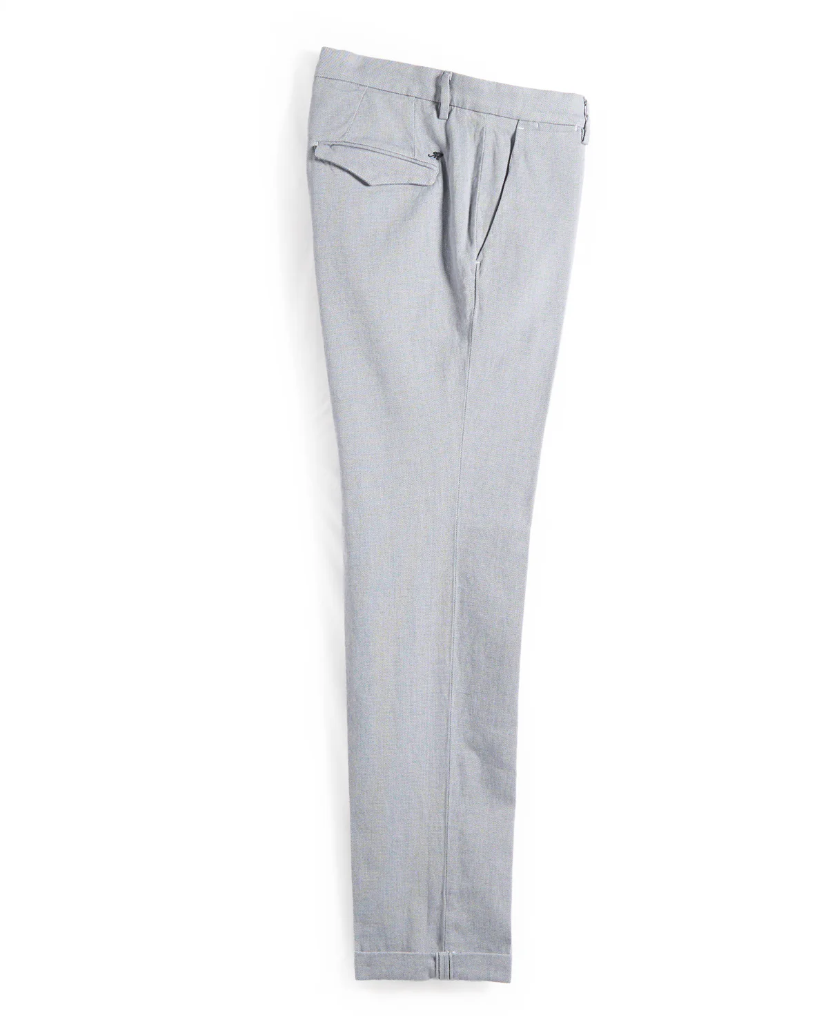 Cotton Stretch Basketweave Print Pant - Image 3
