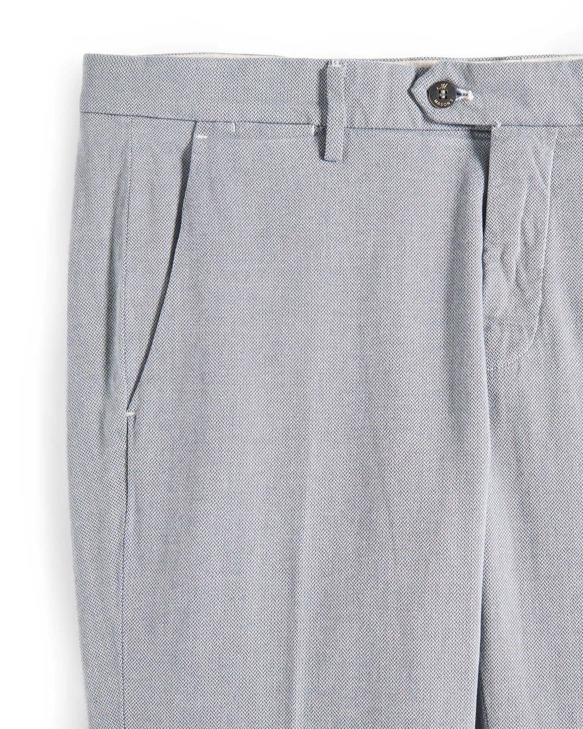 Cotton Stretch Basketweave Print Pant - Image 4