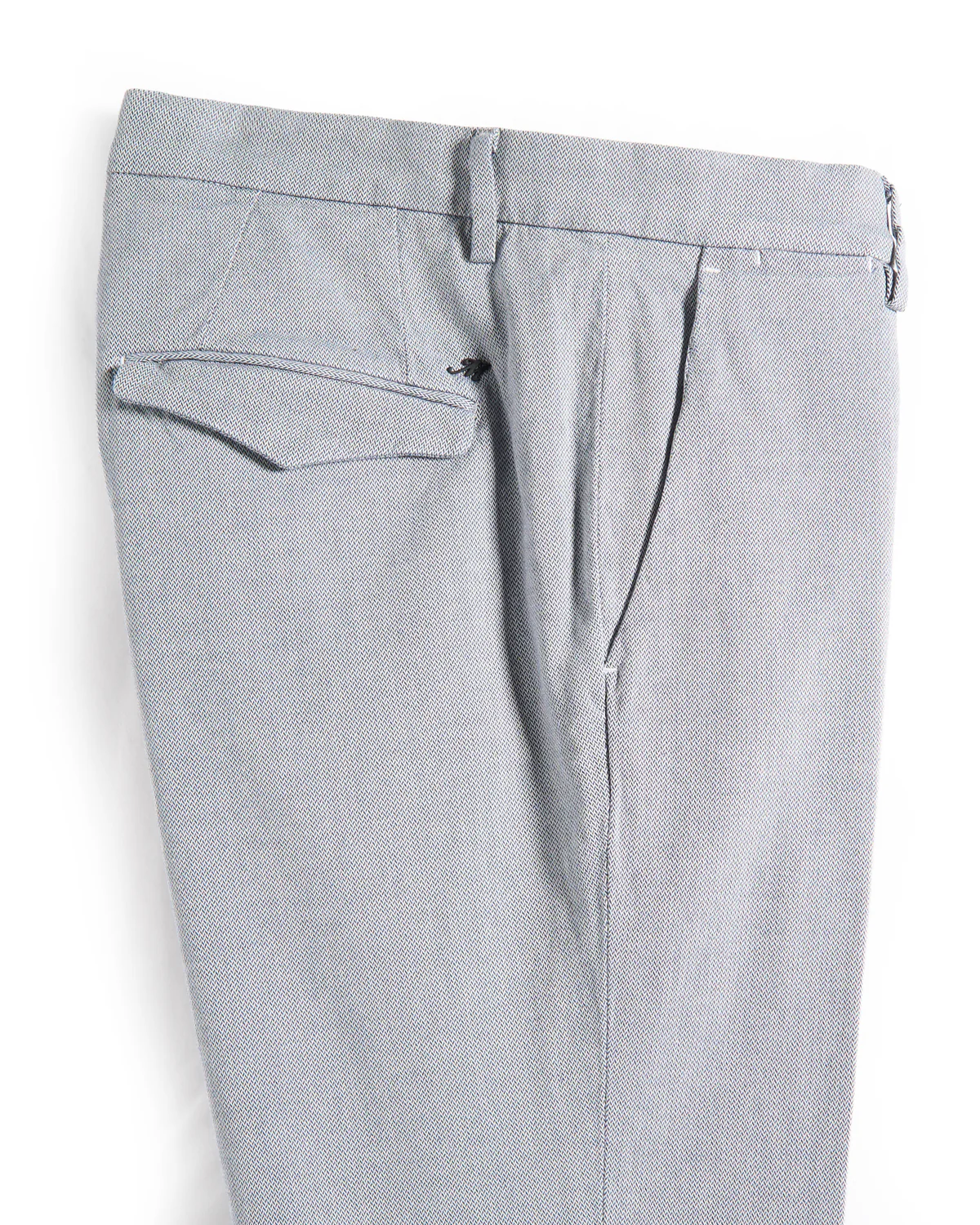 Cotton Stretch Basketweave Print Pant - Image 5